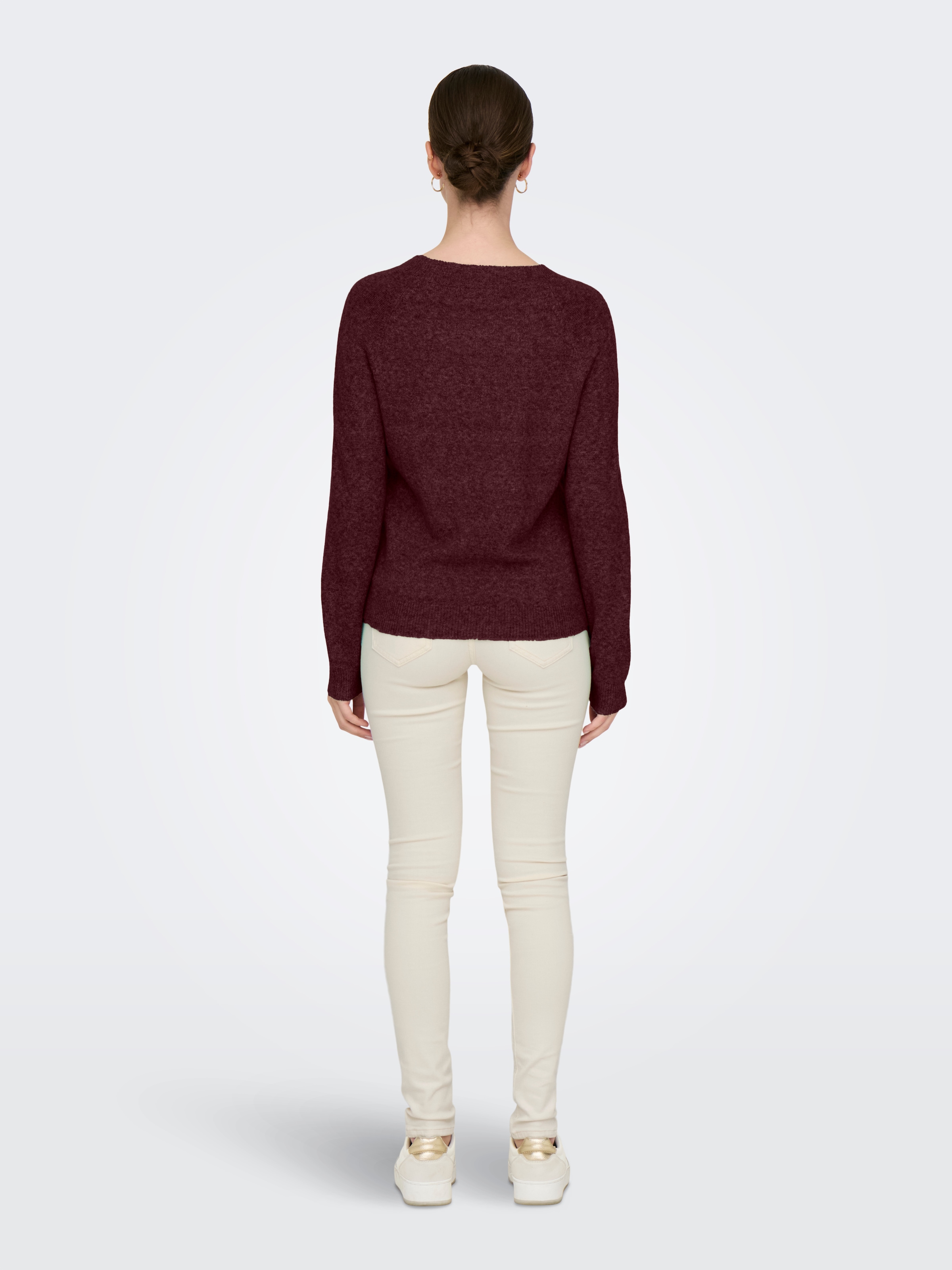 ONLY Pull à col rond »ONLRICA LIFE L/S PULLOVER  KNT NOOS« mélange de matériaux, coupe régulière