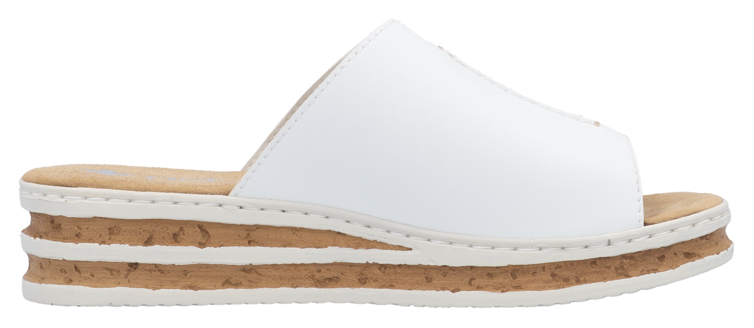 Rieker Keilpantolette  , Sommerschuh, Hausschuh, Keilabsatz, zum Schlupfen