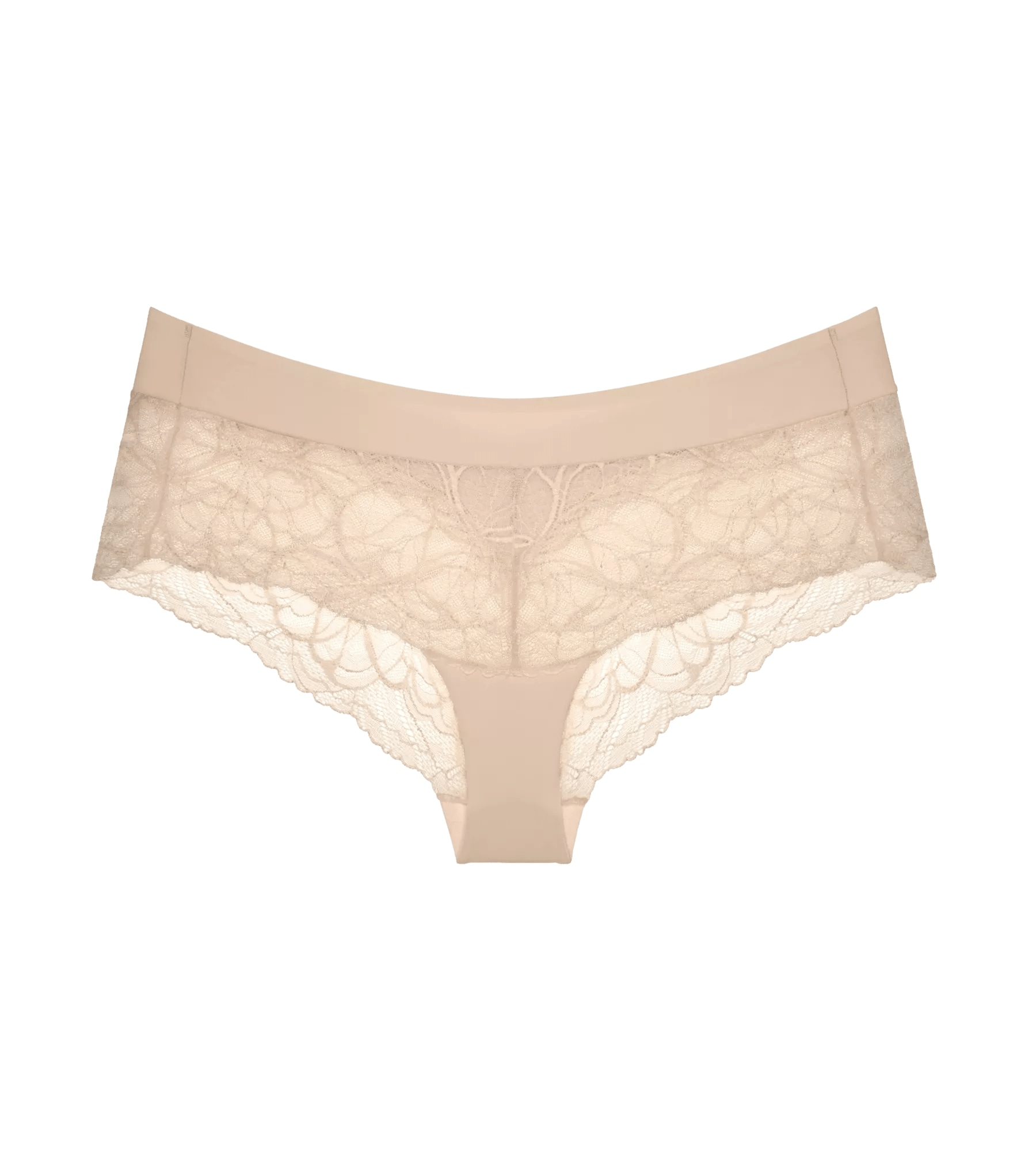 Triumph Panty »Body Make-Up Illusion Lace« florale Stretch-Spitze, glatter Bund, Mikrofaser, nahtlos