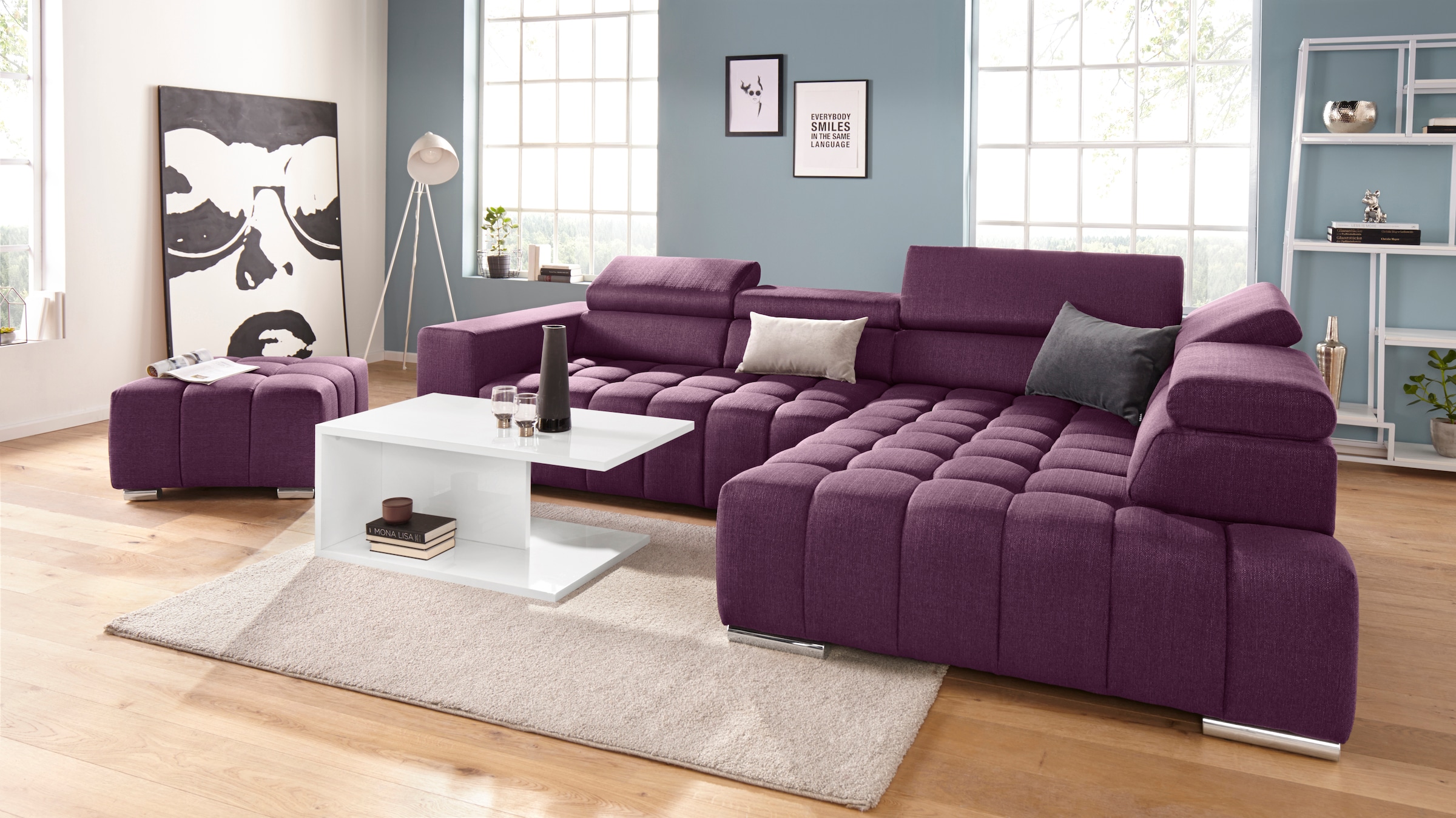 exxpo - sofa fashion Tabouret »Elias hochwertig und elegant, mit tollem Sitzkomfort«