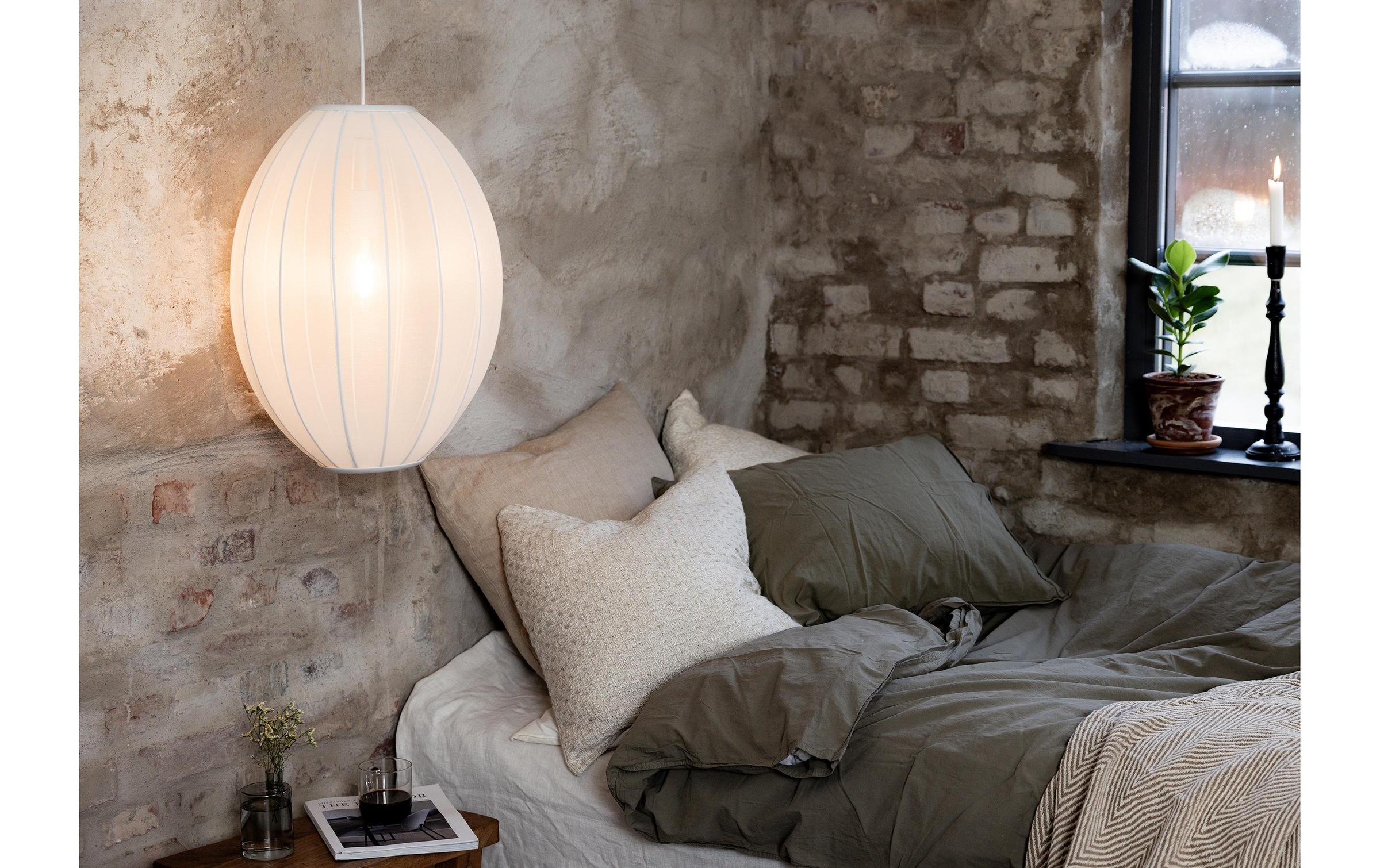 Markslöjd Pendelleuchte »Florence 40« E27 Neutralweiss