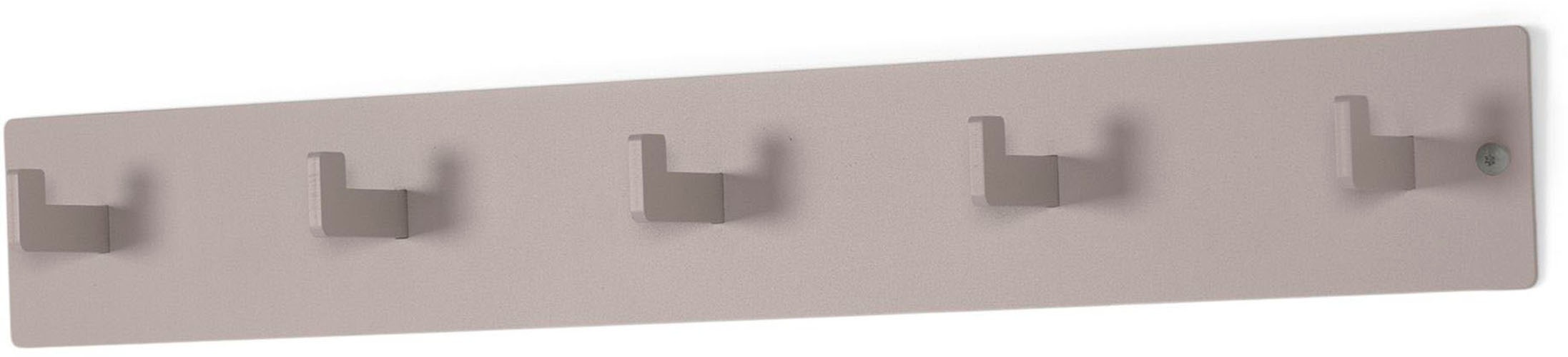 Spinder Design Garderobenhaken Metall, Zeitloses Design, 5 Haken, Breite 70 cm