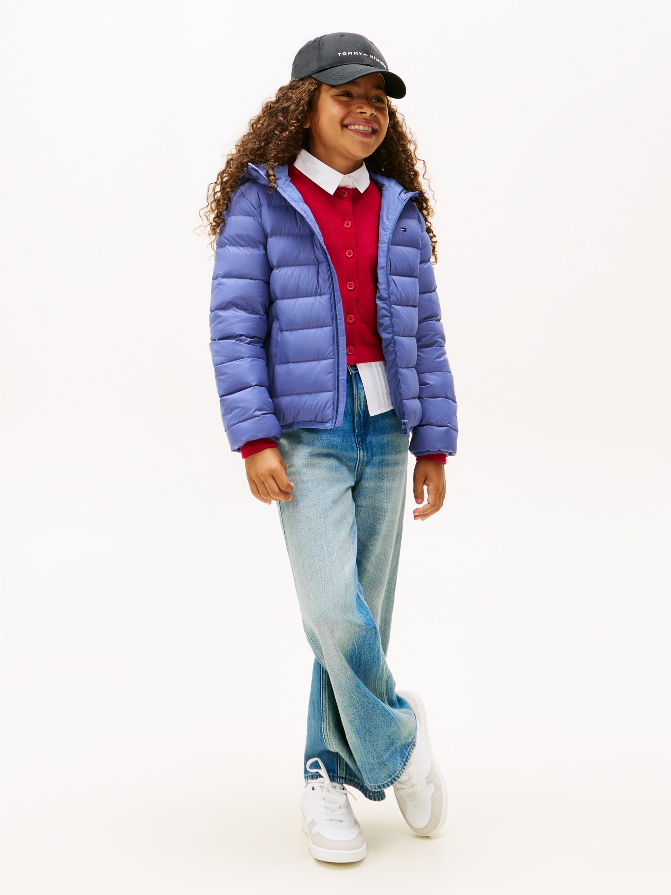 Tommy Hilfiger Veste matelassée »U LIGHT DOWN HOODED JACKET« mit Kapuze Kinder bis 16 Jahre