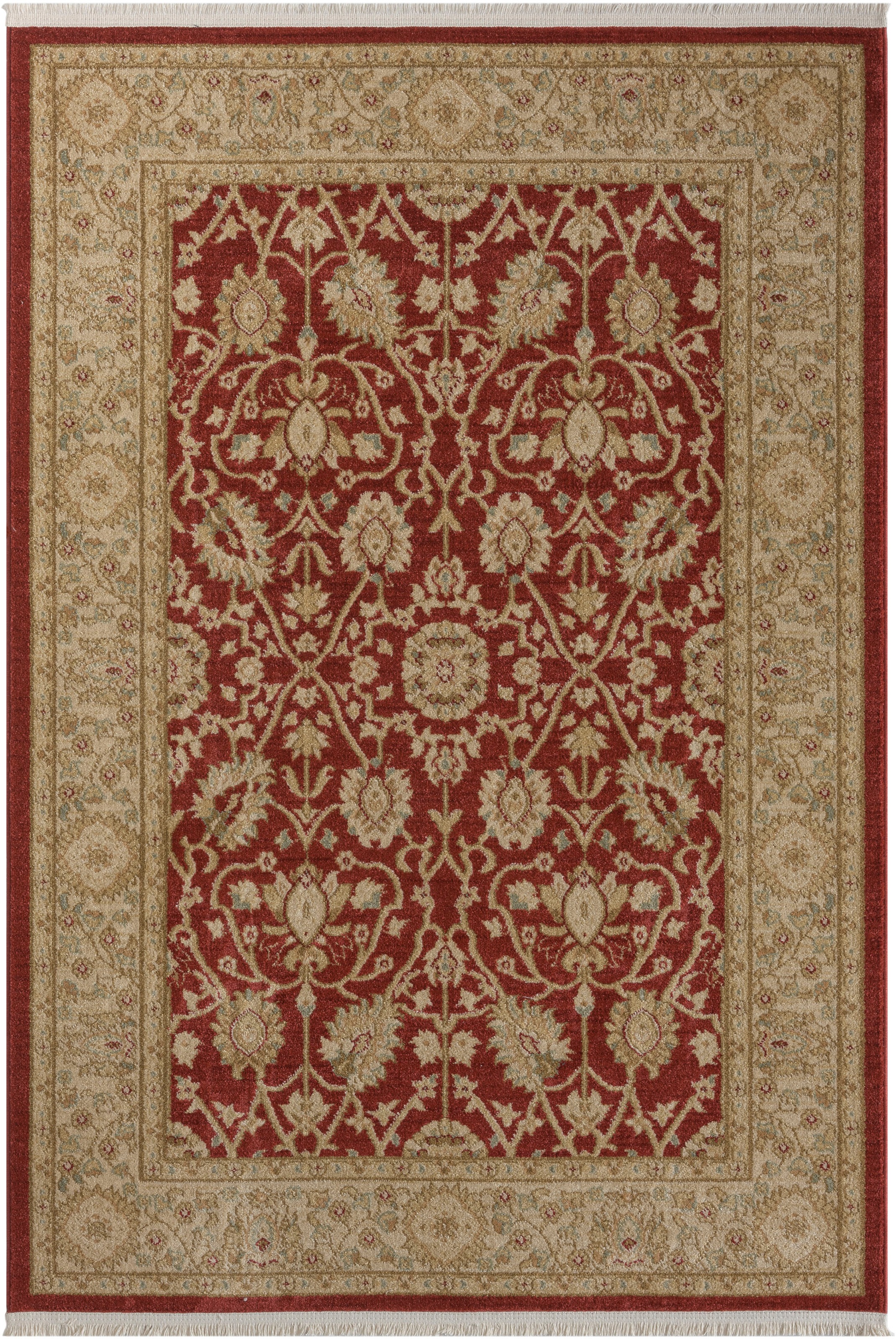 Myflair Möbel & Accessoires Teppich »Maryam 1, LAGERRÄUMUNG!« rechteckig 7,5 mm Höhe Kurzflor, Orient Optik, edler Glanz, mit Fransen, besonders weich