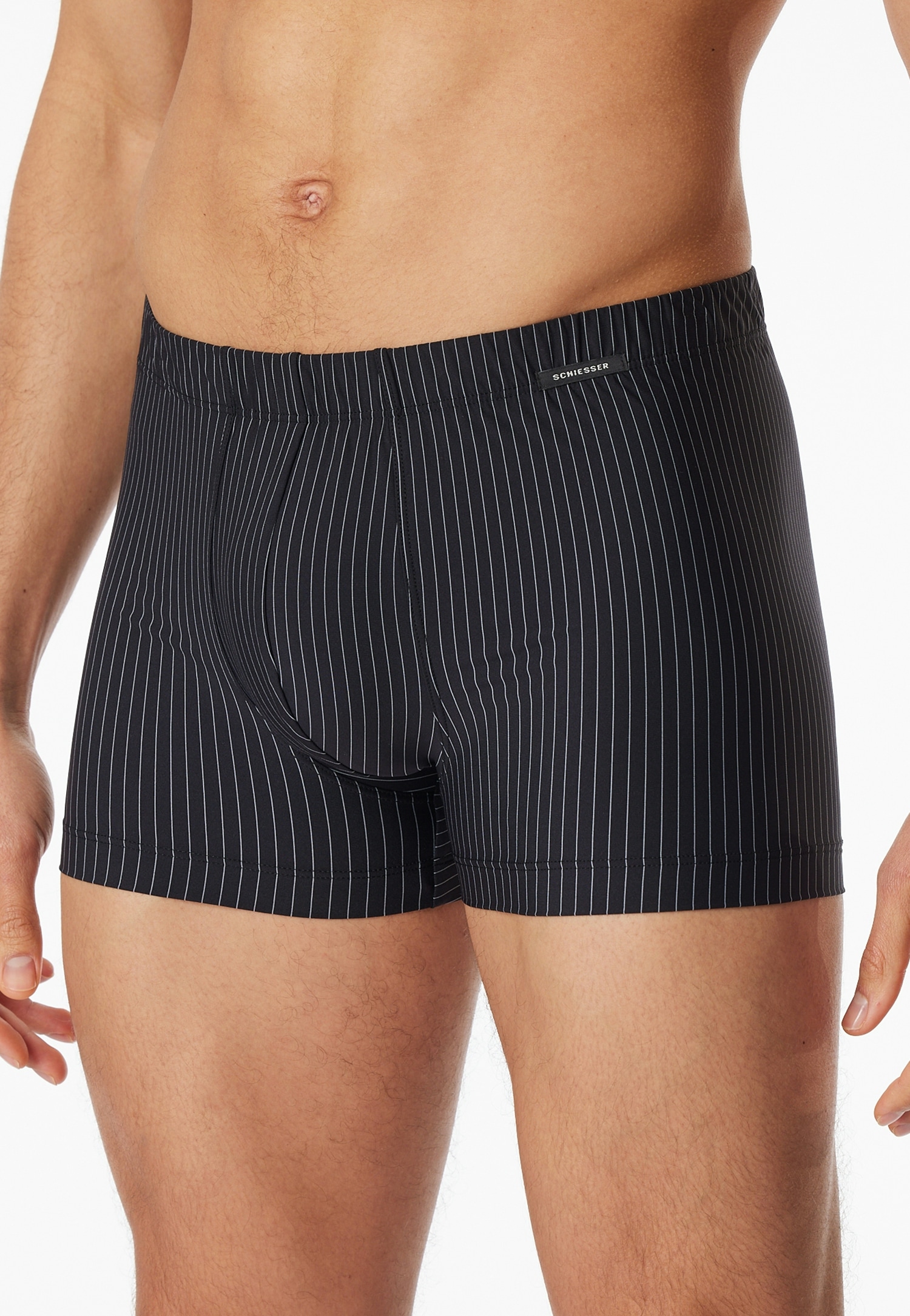 Schiesser Boxershorts »Pure Micro« ohne Eingriff, mit extra softem, überzogenem Bundgummi