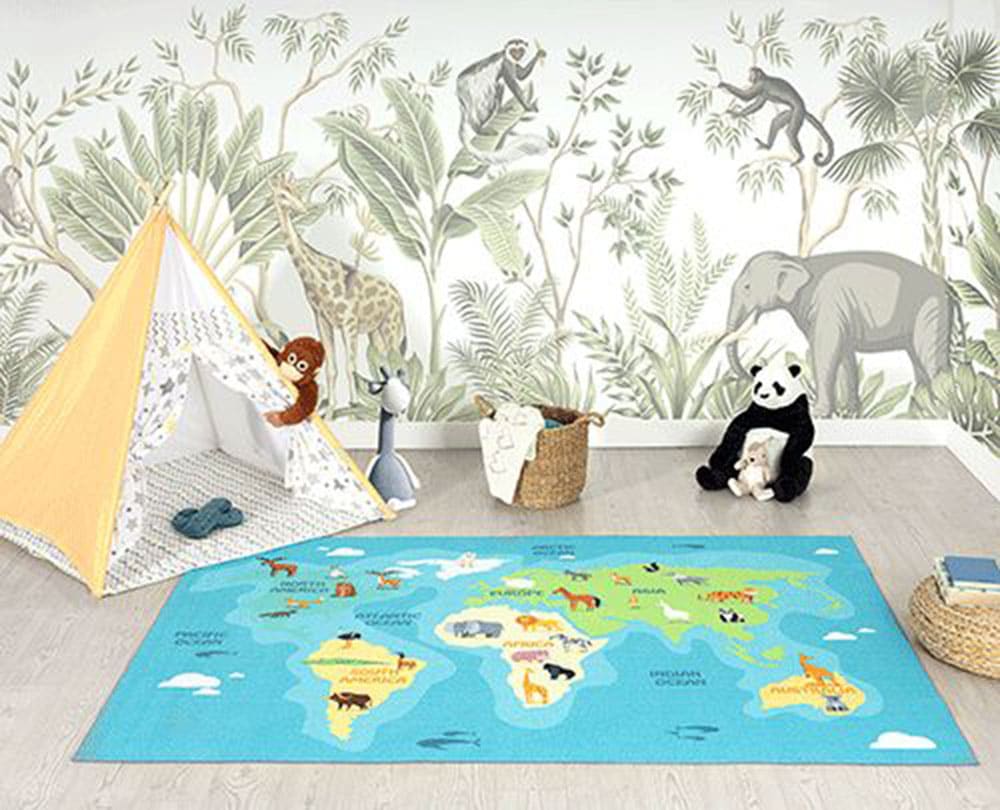 the carpet Tapis »Happy Life« Rectangulaire 4 mm Höhe Life Kinderzimmer Teppich Spielteppich pflegeleicht