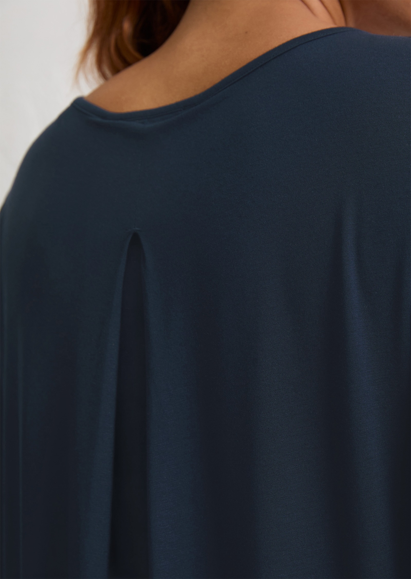 Marc O'Polo Nachthemd Rundhalsausschnitt, langärmelig, legere Passform