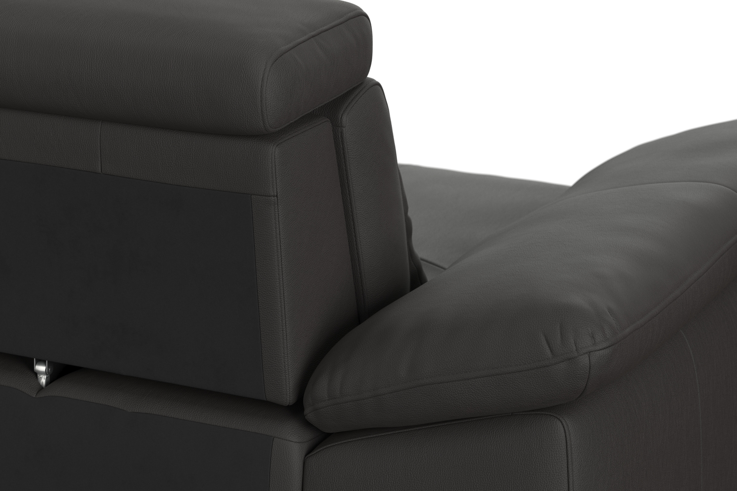 sit&more Ecksofa »Cabrio L-Form, B: 295 cm, mit Sitztiefen-, Arm- & Kopfteilverstellung« 2 Nierenkissen, Federkern, optional Bettfunktion und Stauraum