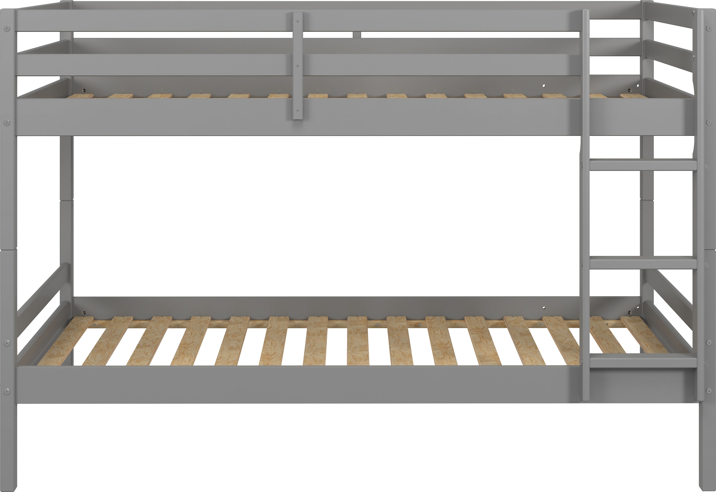 Lüttenhütt Etagenbett »Mora Bett Kinderbett Leiterbett Stockbett Holzbett Bestseller« 1 Stk. tlg. Teilbares Etagenbett aus Massivholz - (B/T/H): 100/208/140 cm Hochbett