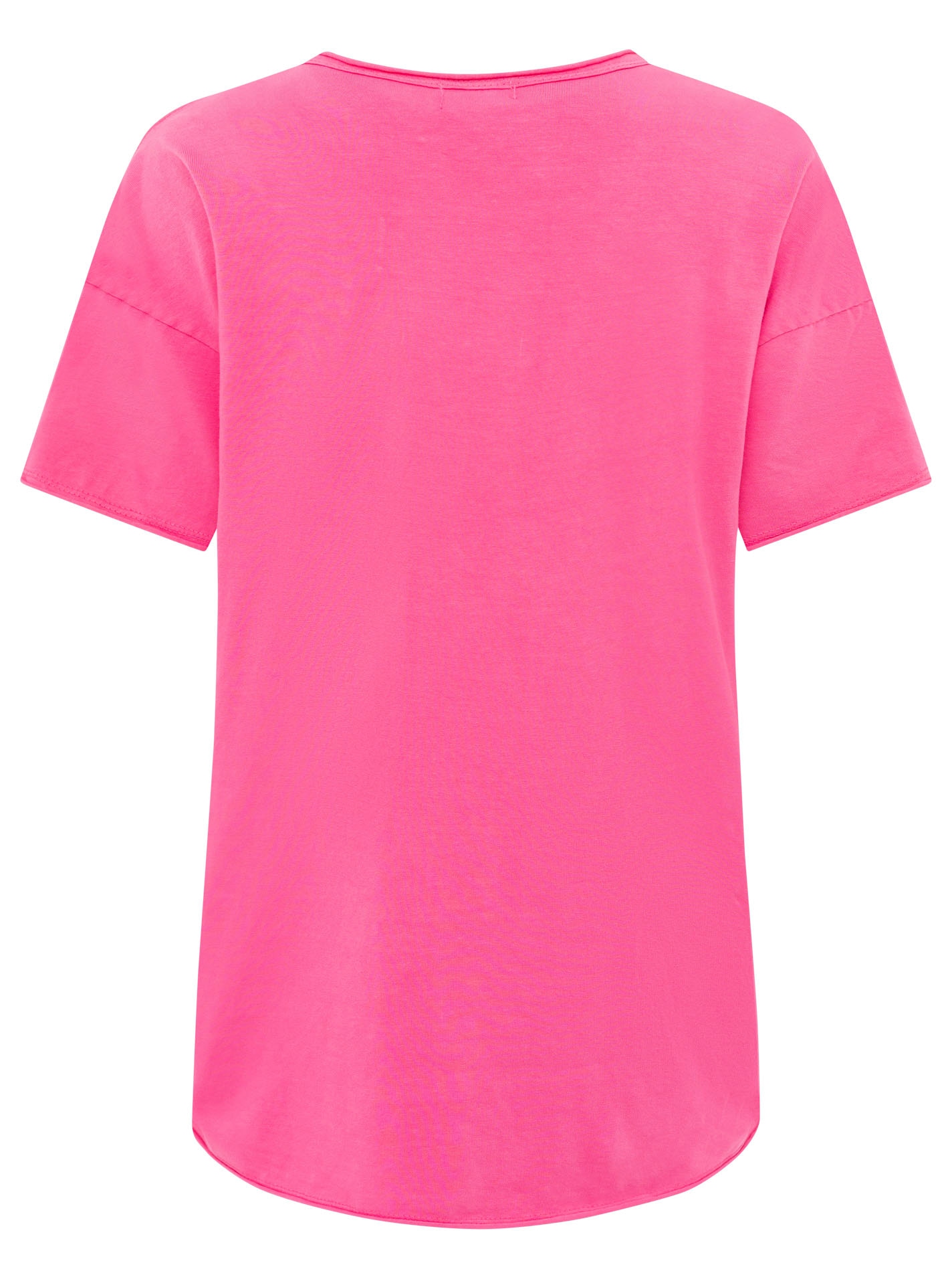 Zwillingsherz Kurzarmshirt »Oversized Shirt Stempeldruck "Moin"« Kurzarm, tiefer Rundhalsausschnitt, Schriftzug, Baumwollmischung