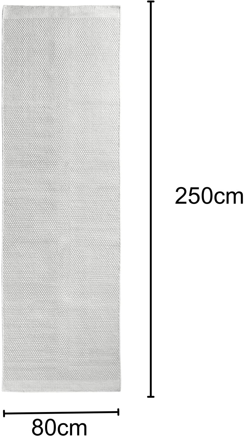 Myflair Möbel & Accessoires Bordure de lit »WOOLY DREAM« Höhe 10 mm Set, 3 tlg. handgewebter Wendeteppich, Uni Farben, reine Wolle, Wohnzimmer