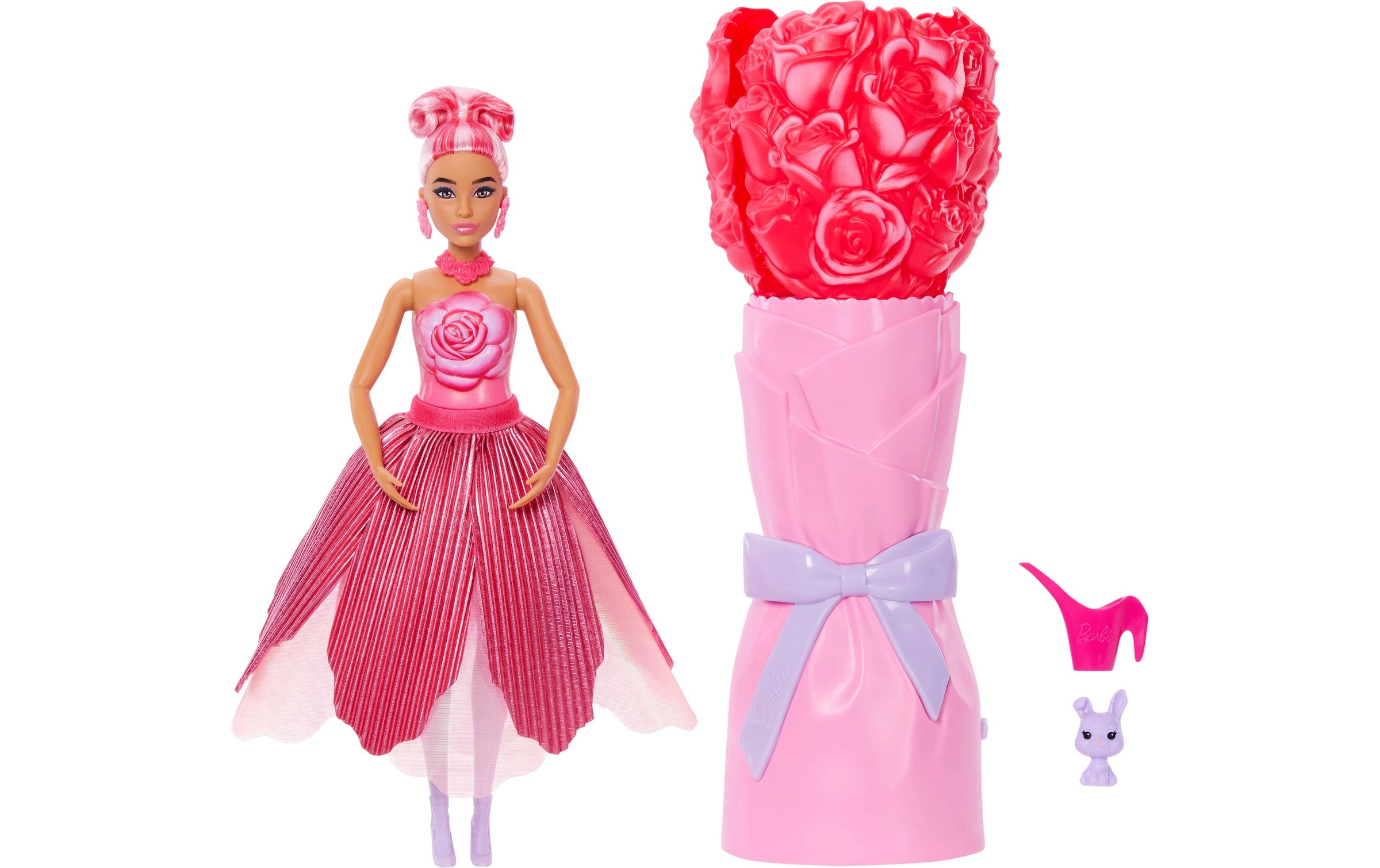 Barbie Poupée à habiller »Flower Surprise Puppe - rote Rose« mit Duft