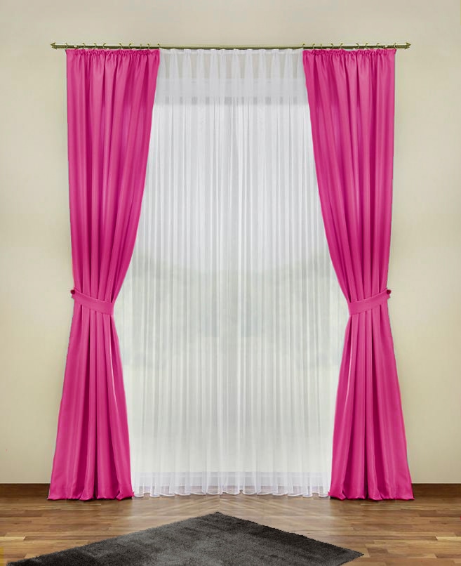 Wirth Rideau »Anita« Ruban plissé 1 cuis tlg. Fertig-Store mit FB 1:3 nach Mass