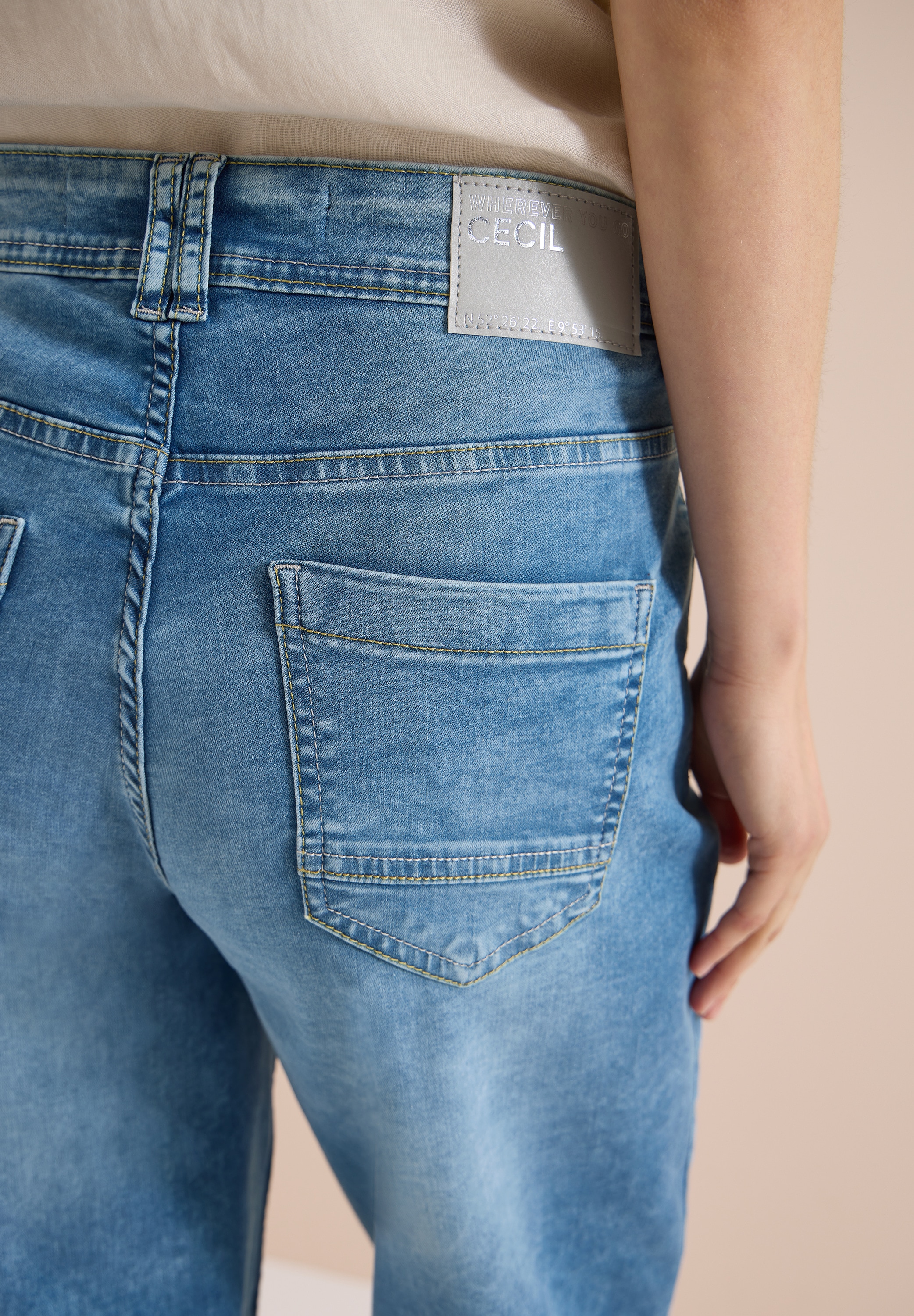 Cecil Short »Neele«  short en jean/Loose Fit avec stretch