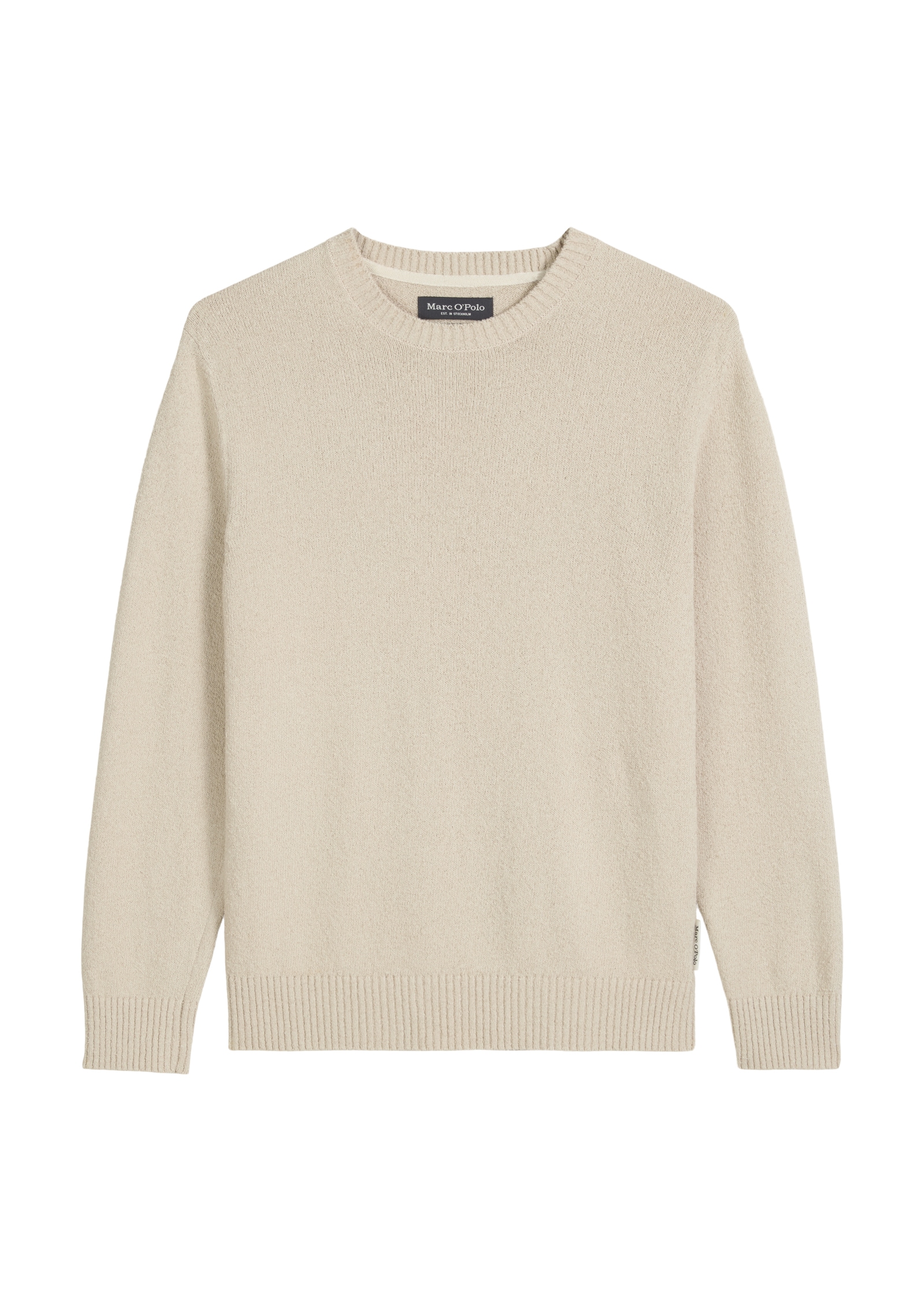 Marc O'Polo Pull à col rond »regular aus Bio-Baumwoll-Mix-Boucle«