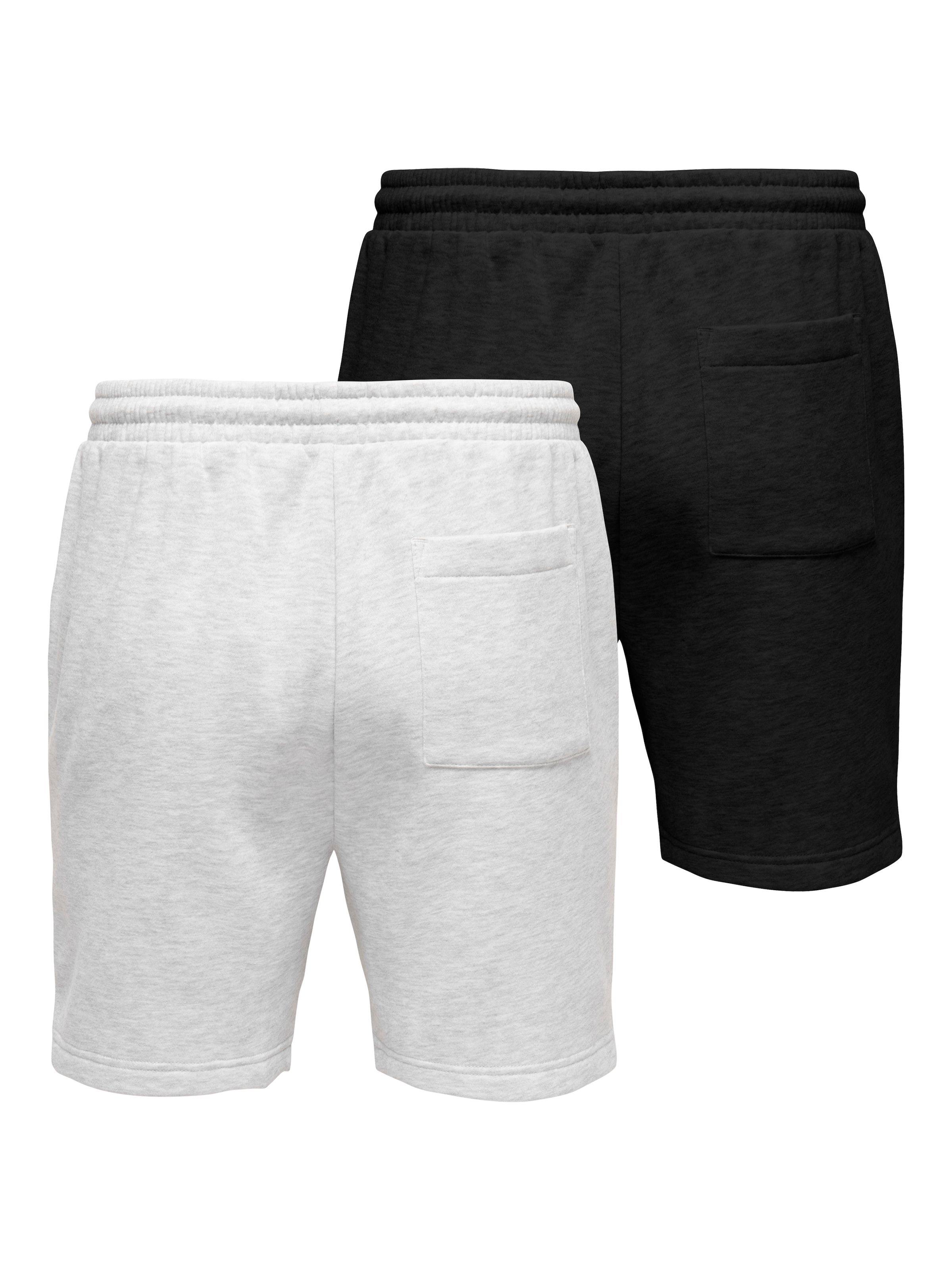 ONLY & SONS Short »ONSCHASE REG SWEAT SHORTS 2-PACK OTL«