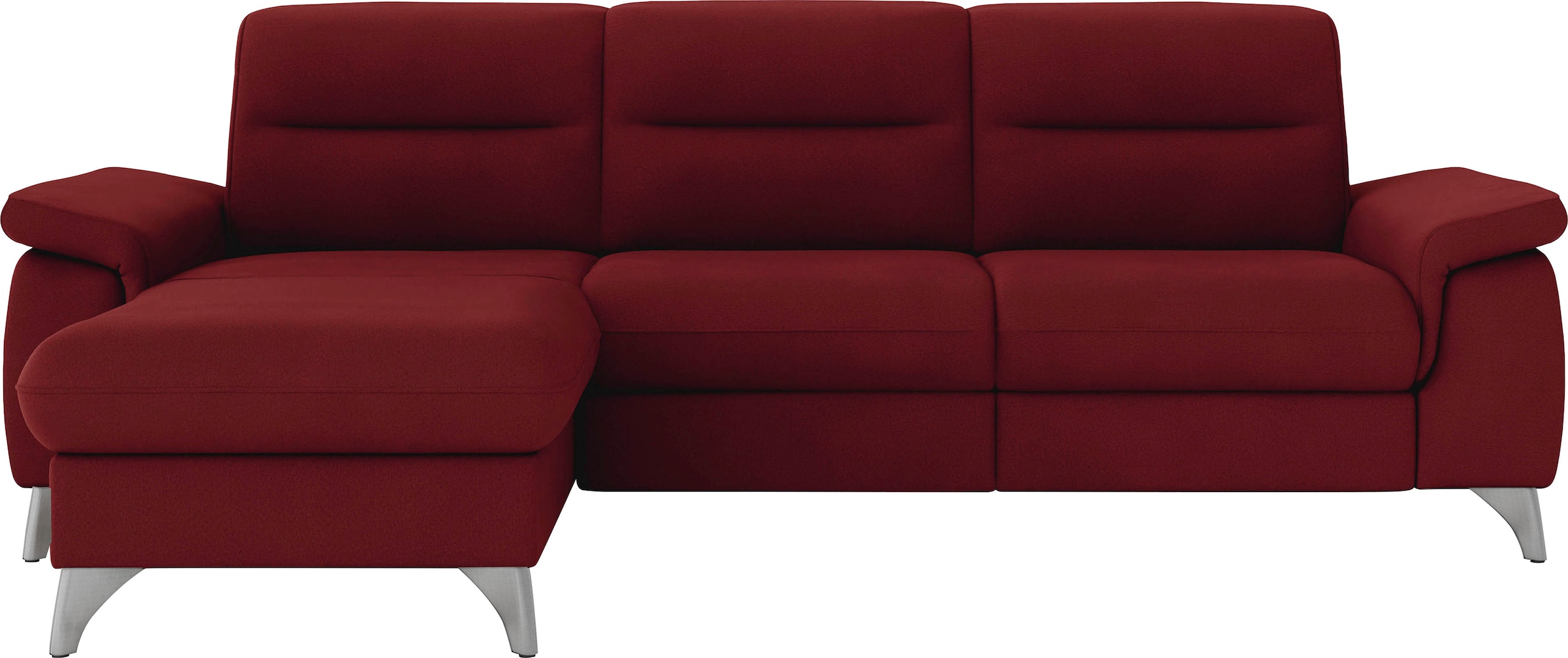 sit&more Ecksofa »Astoria L-Form« wahlweise mit motorischer Relaxfunktion