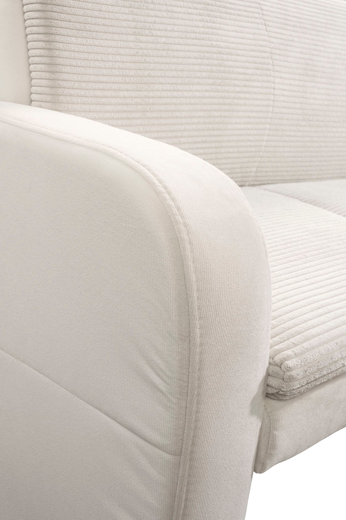 exxpo - sofa fashion Banc d'angle »Cortado, elegant und modern mit hohem Sitzkomfort« garde au sol élevée, belle finition des détails, revêtement cuir en option