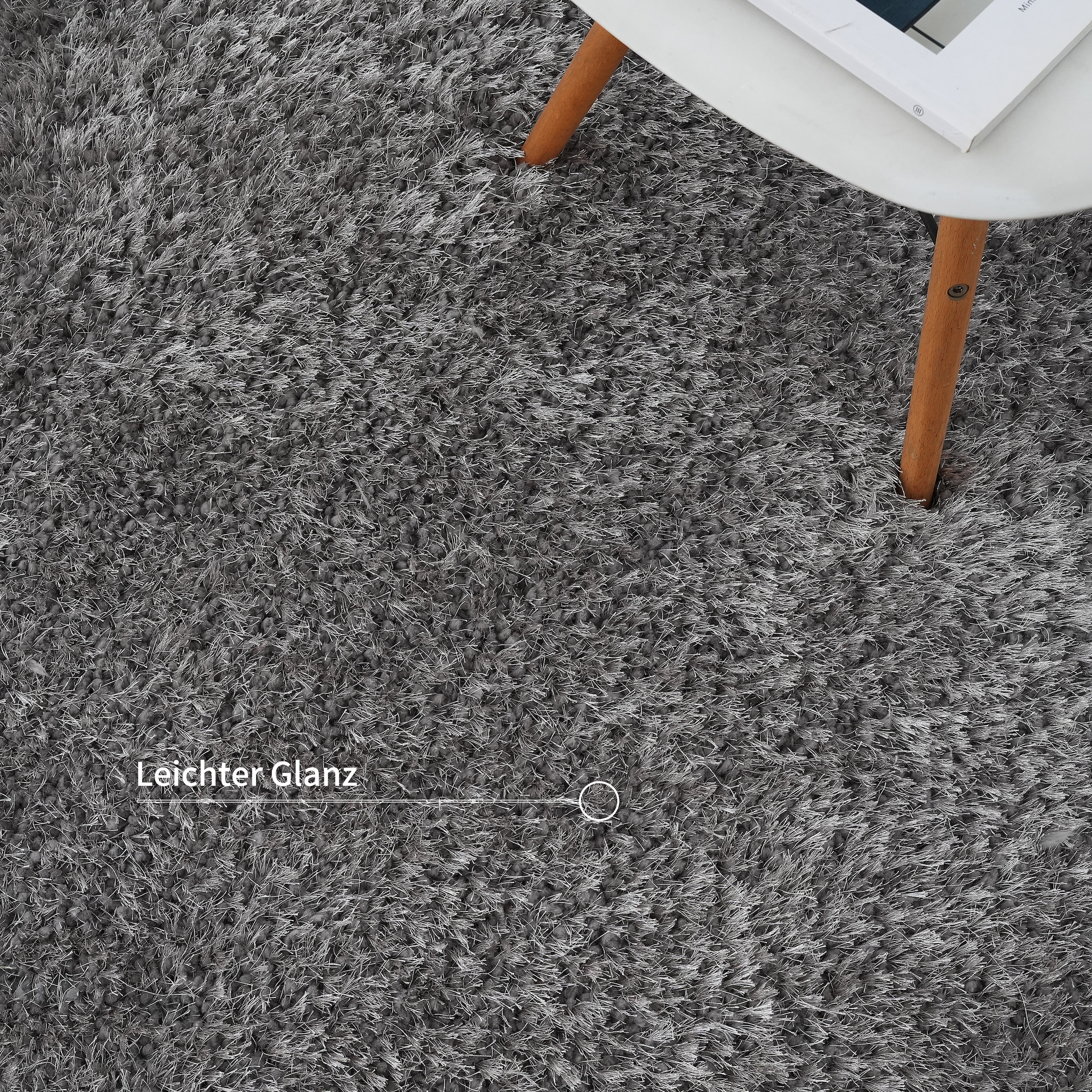 my home Tapis de sol à poils longs »Micro exclusiv Teppich, sehr hoher Flor, weich durch Mikrofaser« Rectangulaire 78 mm Höhe weich, Microfaser, unifarben, Schlafzimmer, Wohnzimmer, Esszimmer