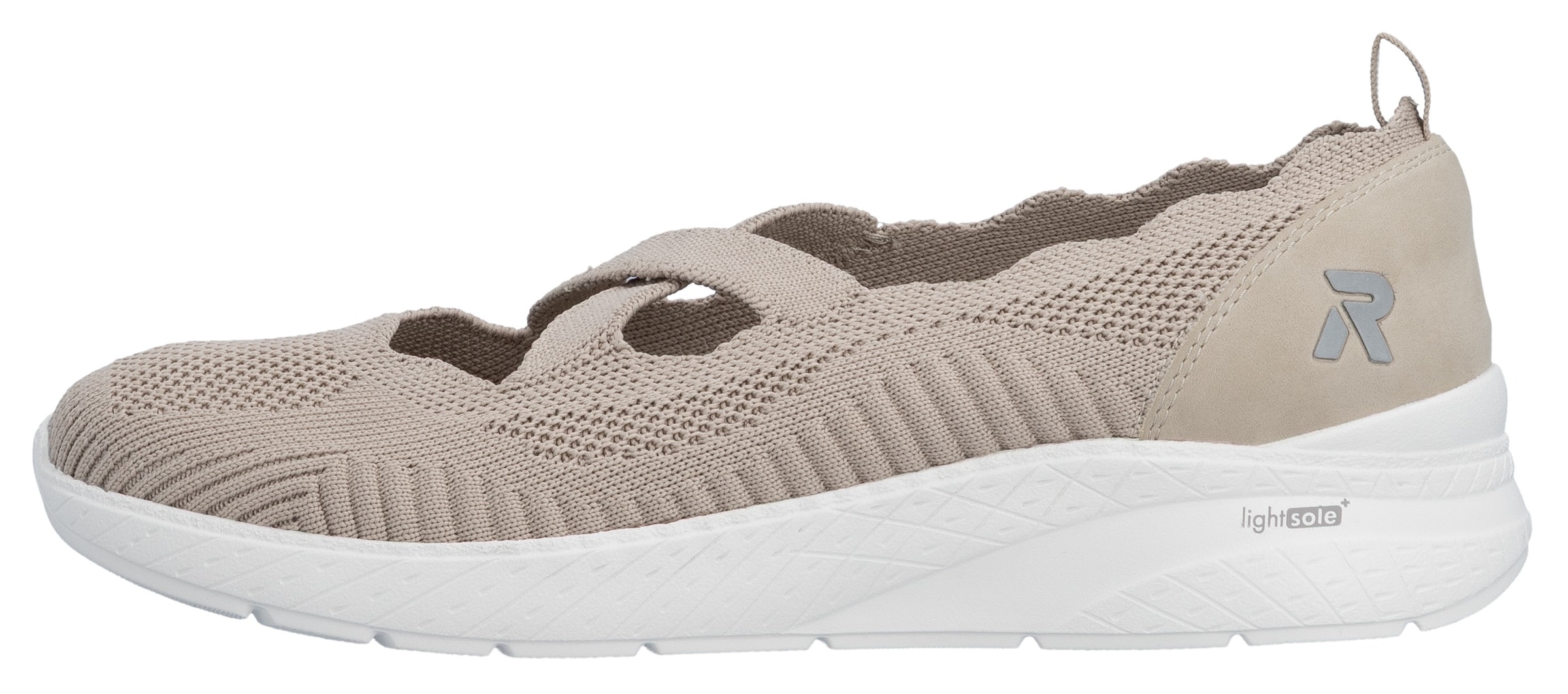 Rieker Ballerines à lanières  Chaussure à enfiler, slipper en fabrication vegan
