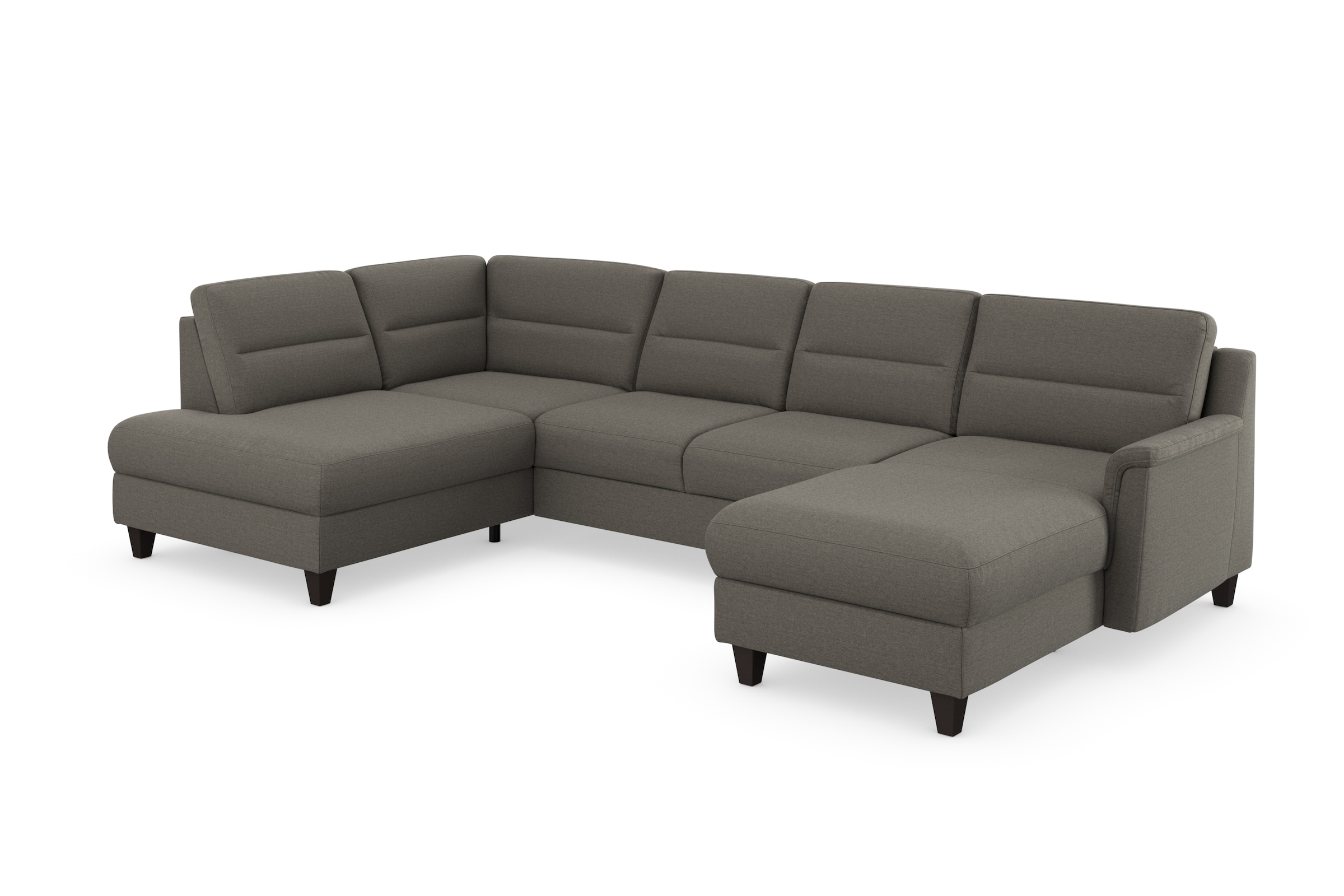 sit&more Wohnlandschaft »Farö U-Form« inklusive Federkern, wahlweise mit Bettfunktion und Bettkasten