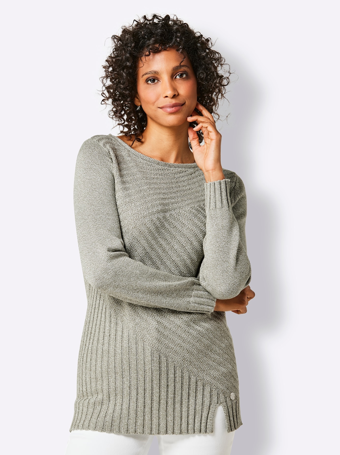 CREATION L PREMIUM Pull en tricot »Lyocell-Baumwoll-Pullover«