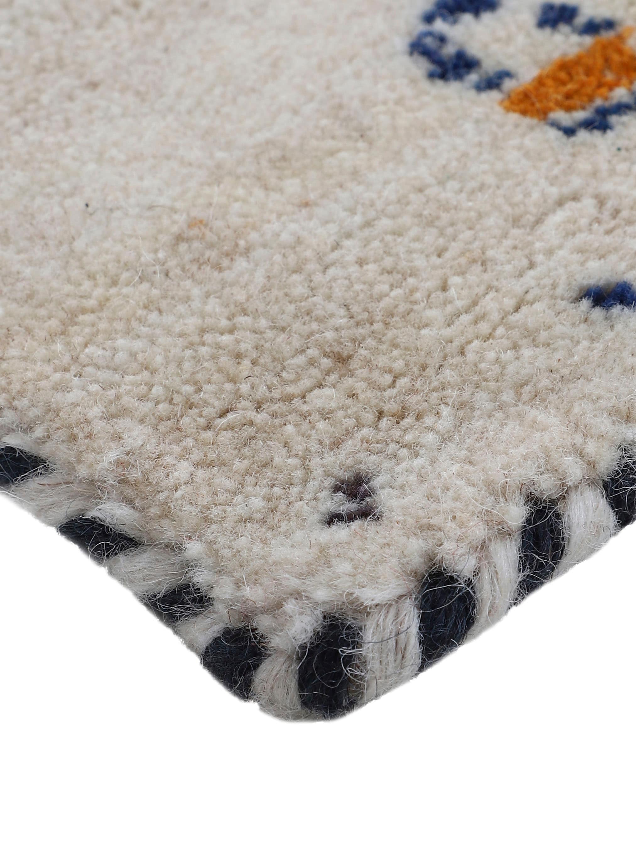 carpetfine Wollteppich »Gabbeh Nura« rechteckig 15 mm Höhe Sehr weicher Flor