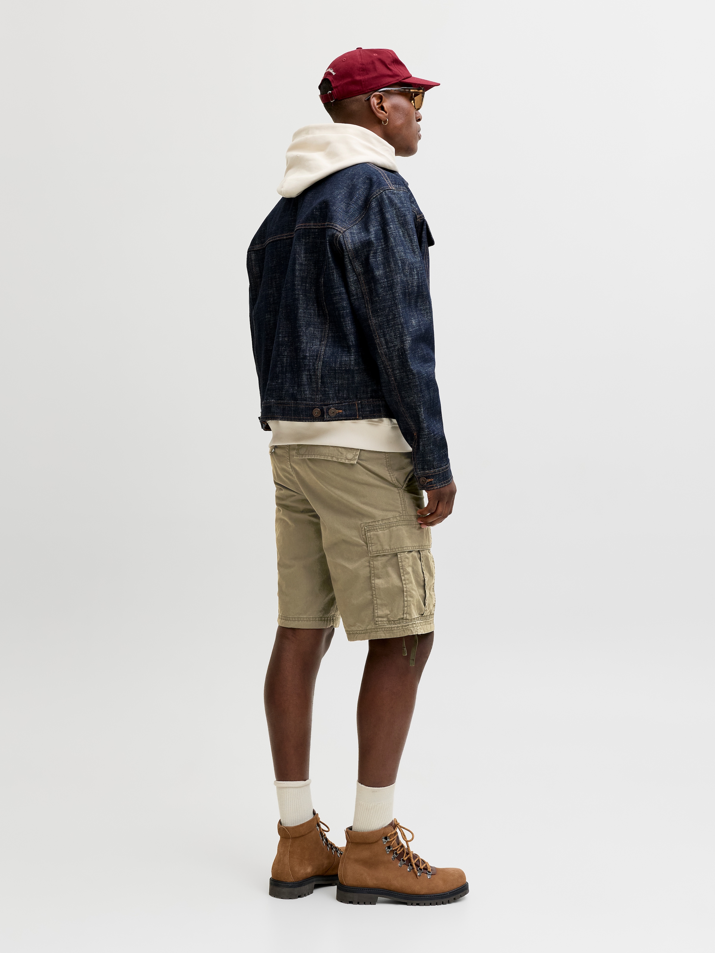 Jack & Jones Pantalon cargo »JPSTCOLE FRANK CARGO SHORT MID SN«  mit Seitentaschen