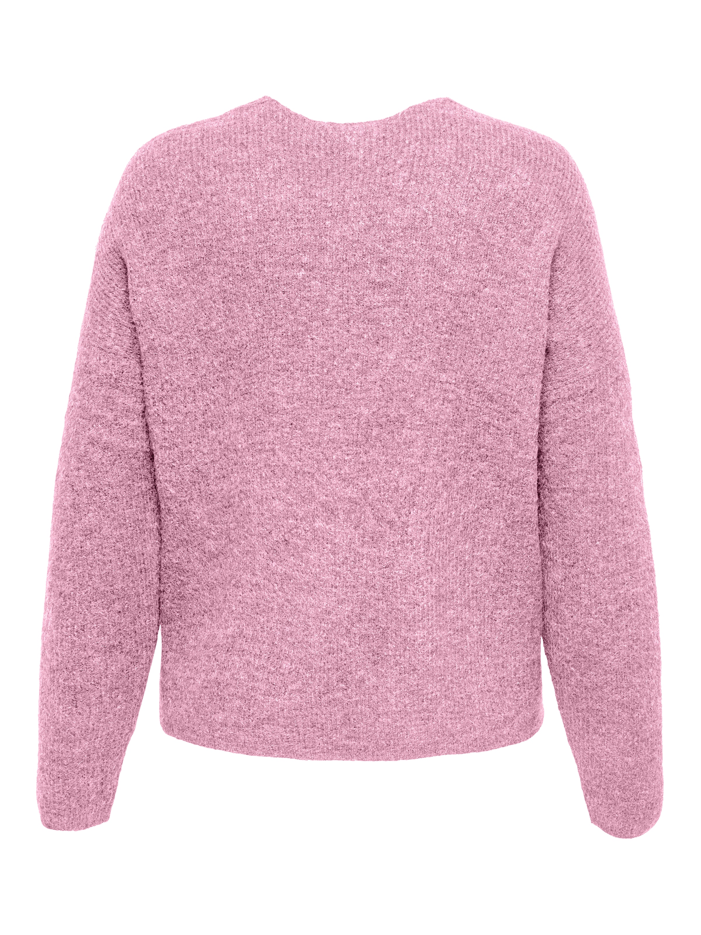 ONLY CARMAKOMA Pull en tricot »CARCAMILLA V-NECK L/S PULLOVER KNT NOOS« Materialmix