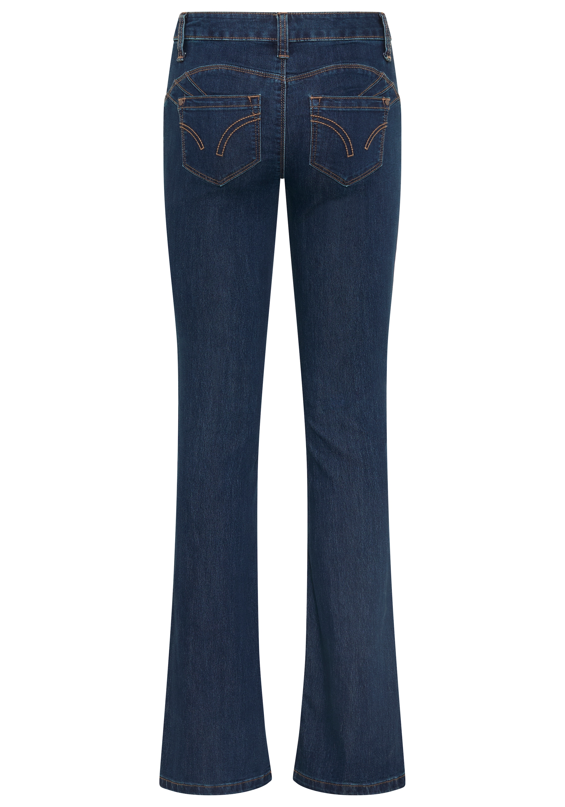 Arizona Jeans bootcut »Shaping« bootcut, coutures contrastées, lavage effet usé, taille basse