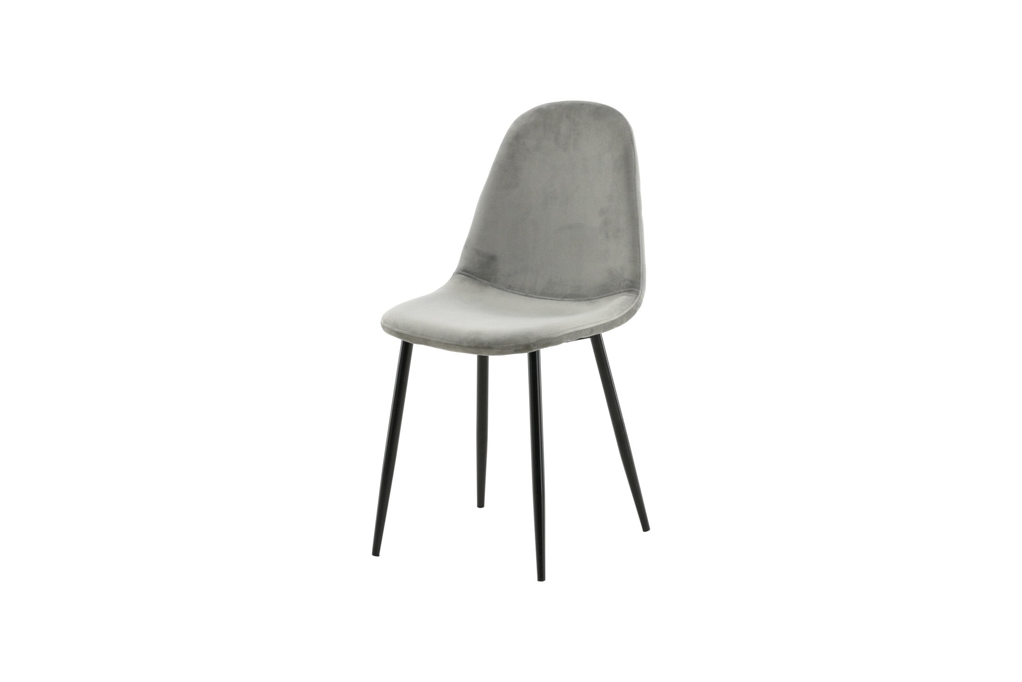 Venture Home Esszimmerstuhl »Polar, 2er-Set Esszimmerstühle in Beige-Samt, 150 kg belastbar« () 2 Stk.Polsterstuhl, Samt-Bezug, Metallbeine, abgerundet, modern