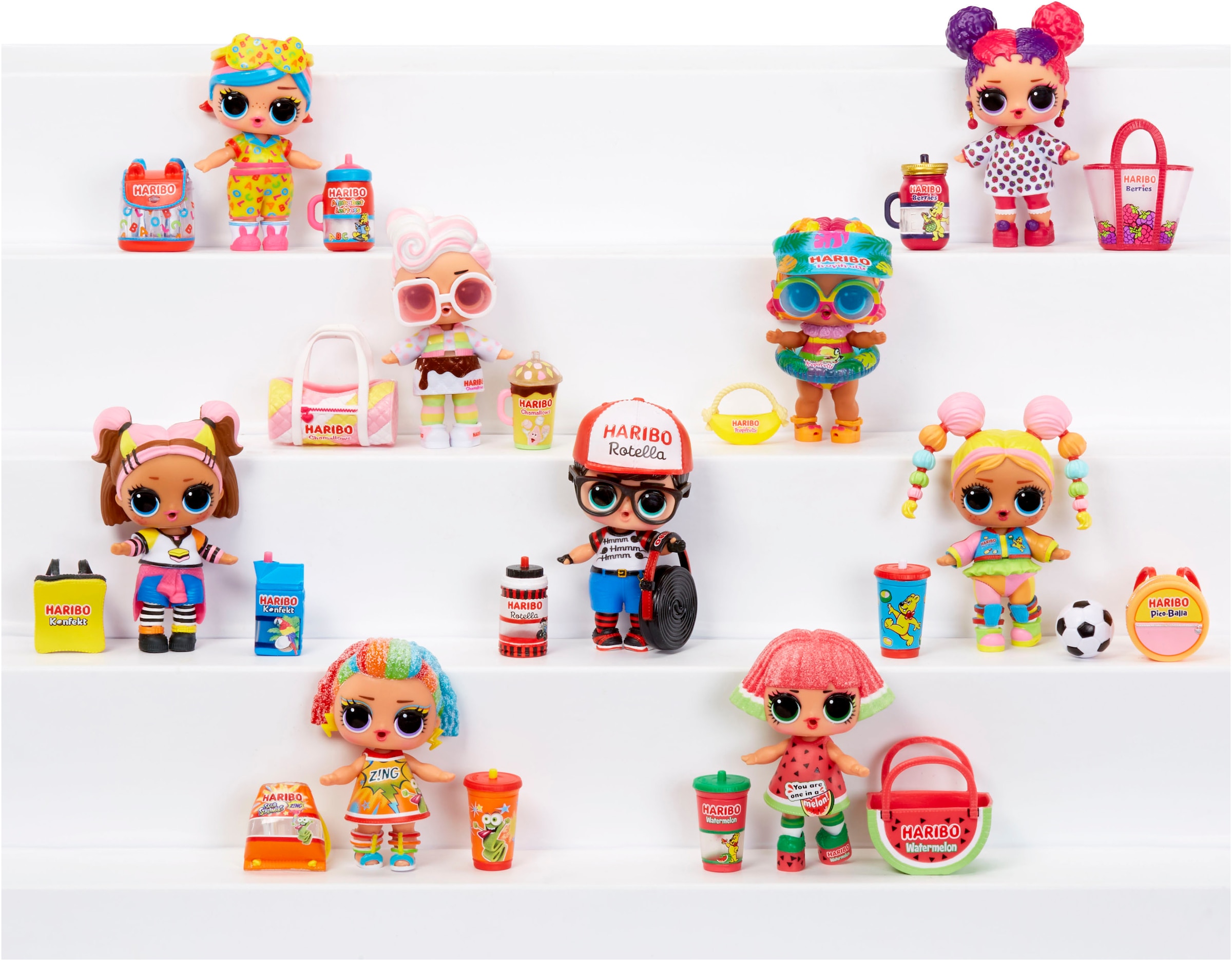 L.O.L. SURPRISE! Anziehpuppe »L.O.L. Surprise Loves Mini Sweets X HARIBO Dolls« sortierte Lieferung