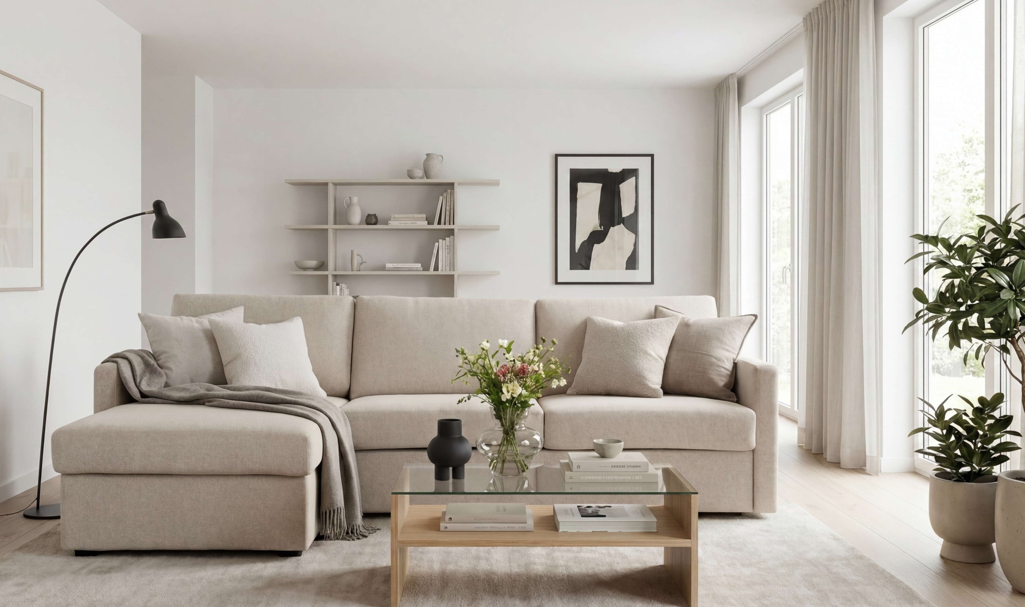 GOODproduct Schlafsofa »GOLDPOINT Ecksofa 264 cm, Liegefläche (140/200cm), L-Form« Bettfunktion, Bonell-Federkernmatratze und Dauerschläfer-Funktion