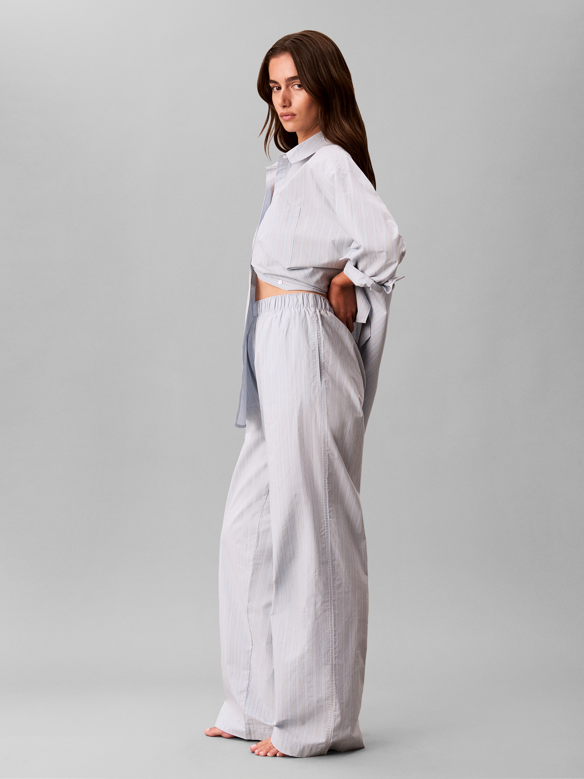 Calvin Klein Underwear Pantalon de pyjama »COVERED WB POPLIN PANT«  en popeline de coton