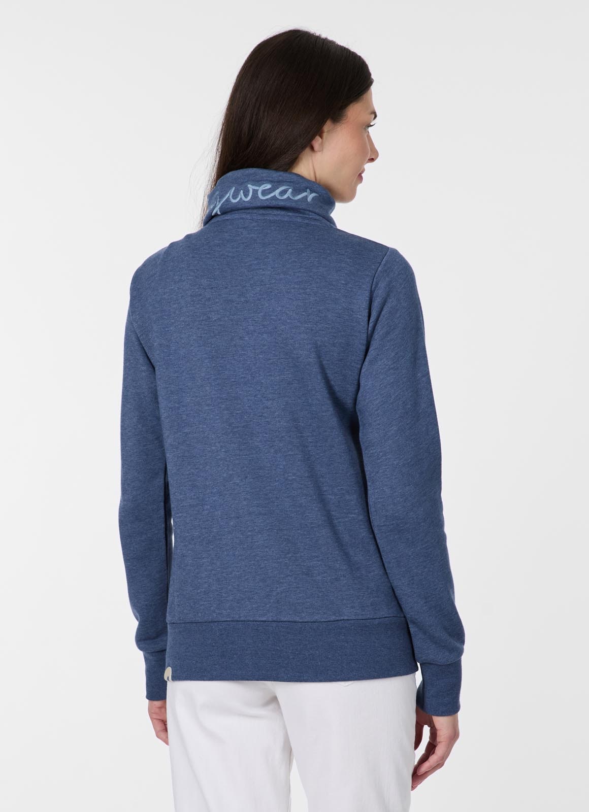 Ragwear Veste sweat »RONETTE A« Baumwollmischung mit Marken-Stickerei