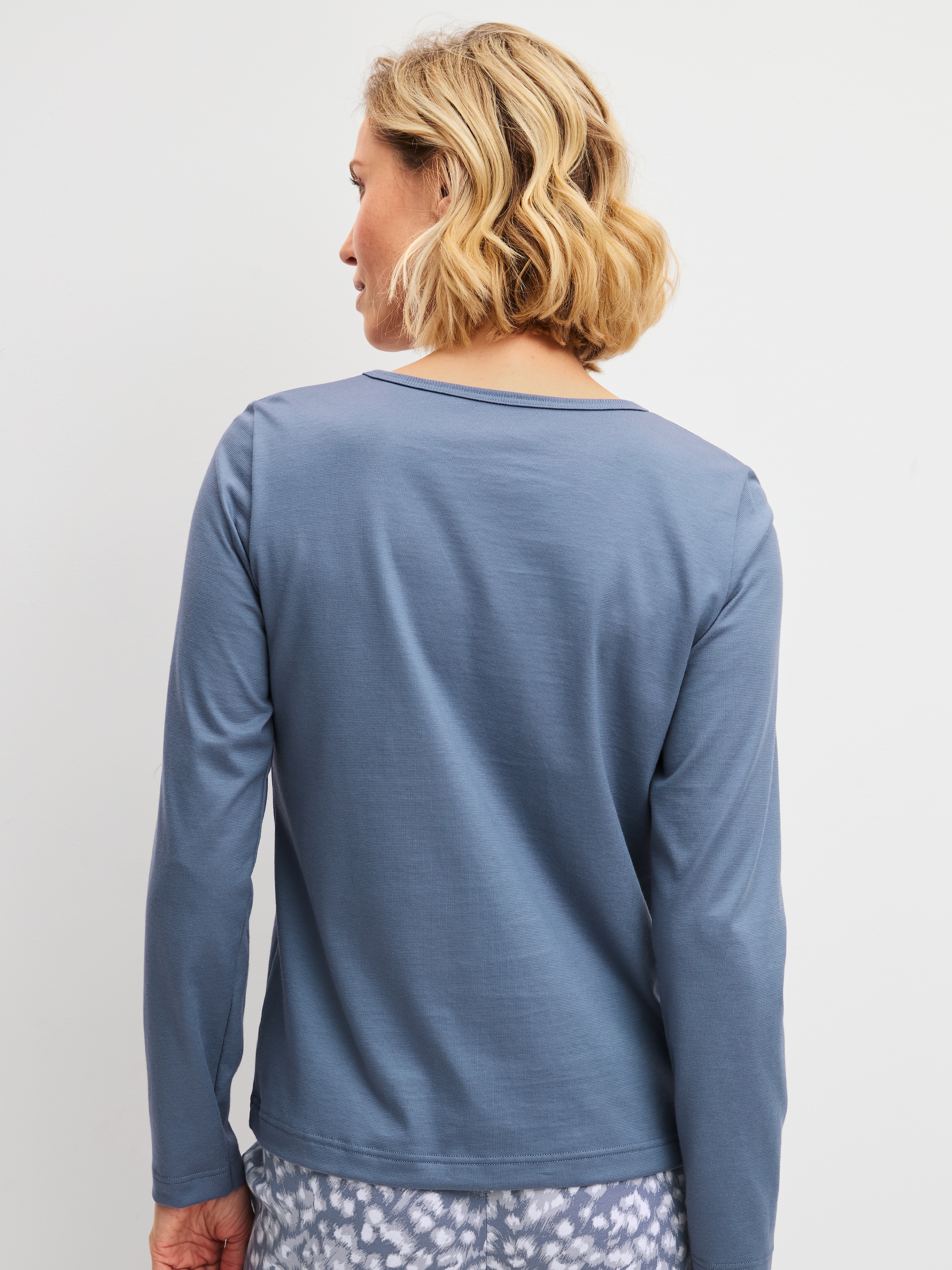 CALIDA Haut de pyjama »Sleep Over M&M« doux, thermorégulant, col rond