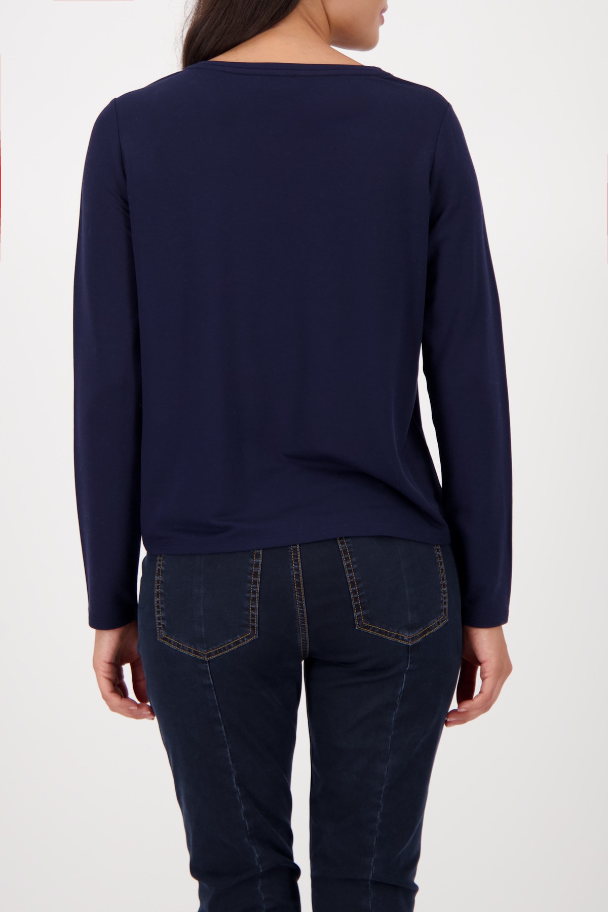 Monari Schlupfbluse »Schluse Basic Schmuck« mit Folienglanzdruck