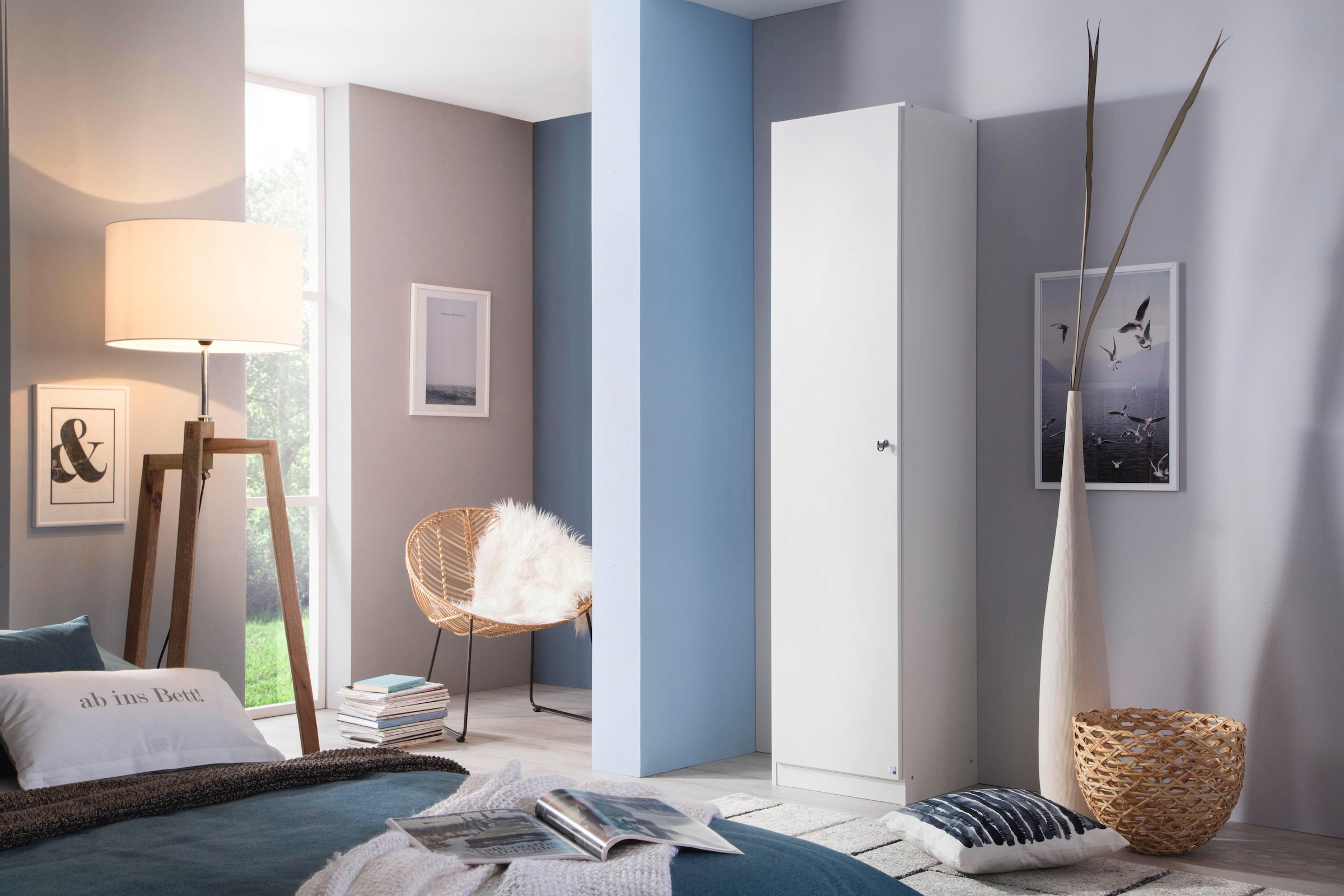 rauch Armoire à portes battantes »Kleiderschrank Schrank Garderobe Schlafzimmer Büroschrank BUCHHOLZ« avec serrure, largeur 47 et 90 cm,  beaucoup d'espace de rangement avec portes verrouillables MADE IN GERMANY
