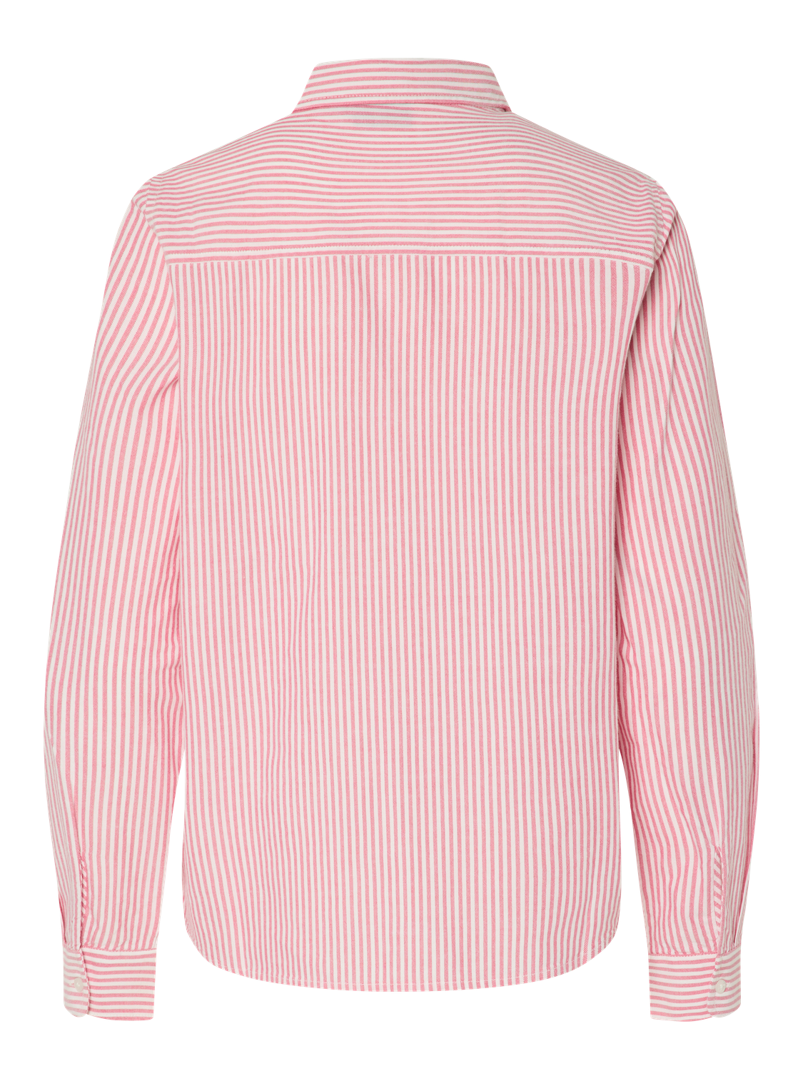 pieces Blouse à manches longues »PCIRENE LS SHIRT WVN NOOS« coton, coupe régulière