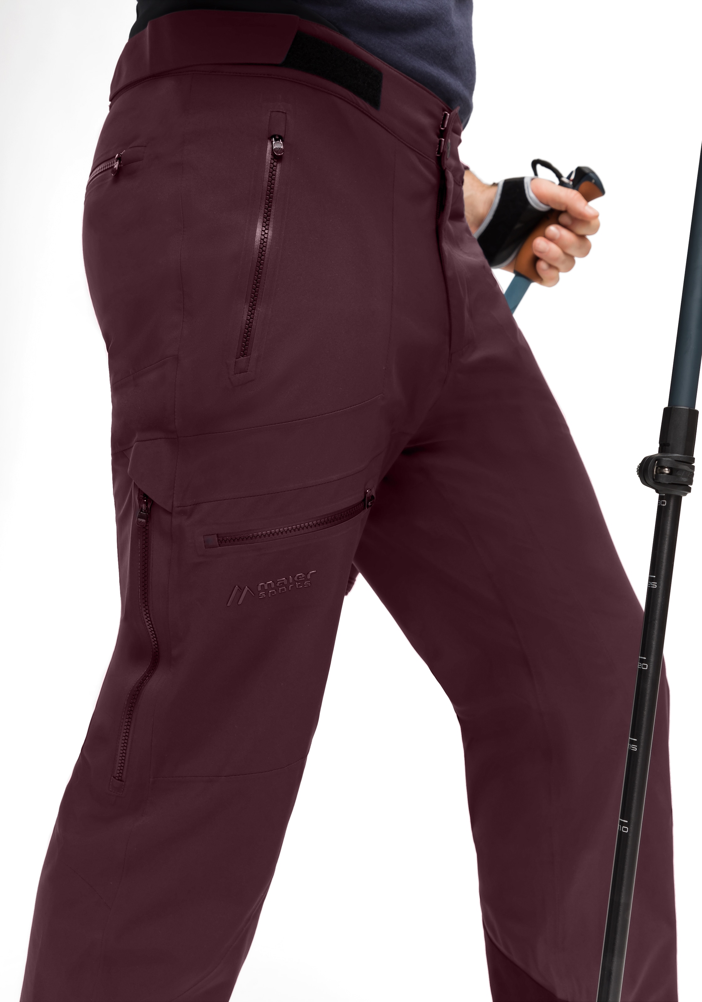 Maier Sports Pantalon fonctionnel »Liland P3 Pants M«  Pantalon 3 couches polyvalent pour usage outdoor exigeant