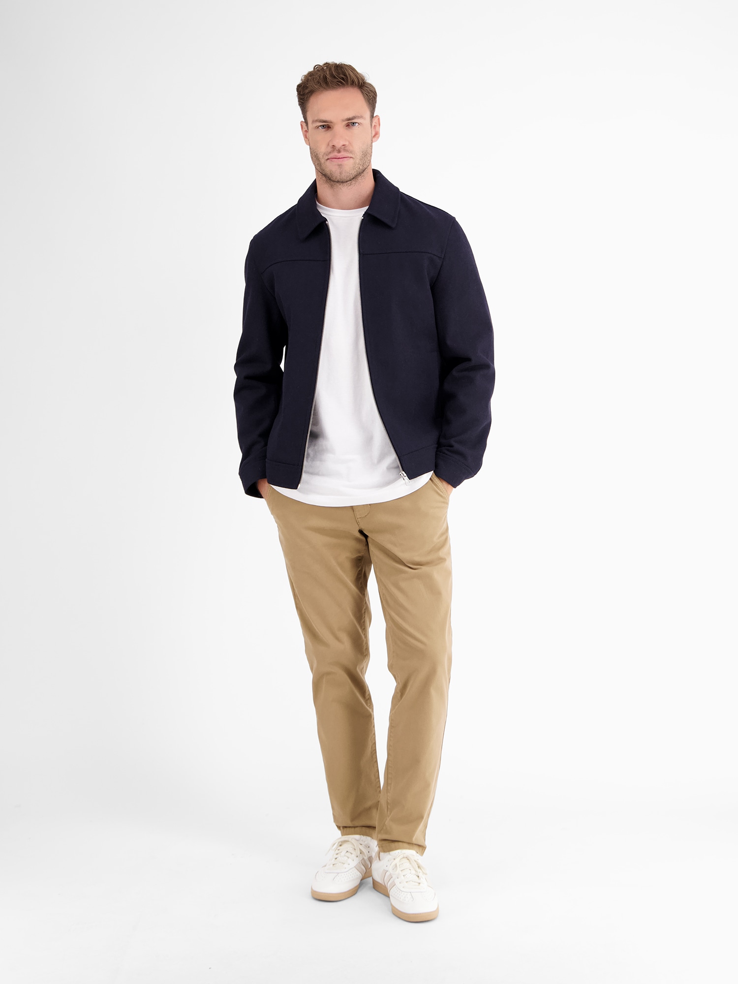 LERROS Pantalon 5 poches »Basic Chino in Strukturqualität, SLIM FIT«