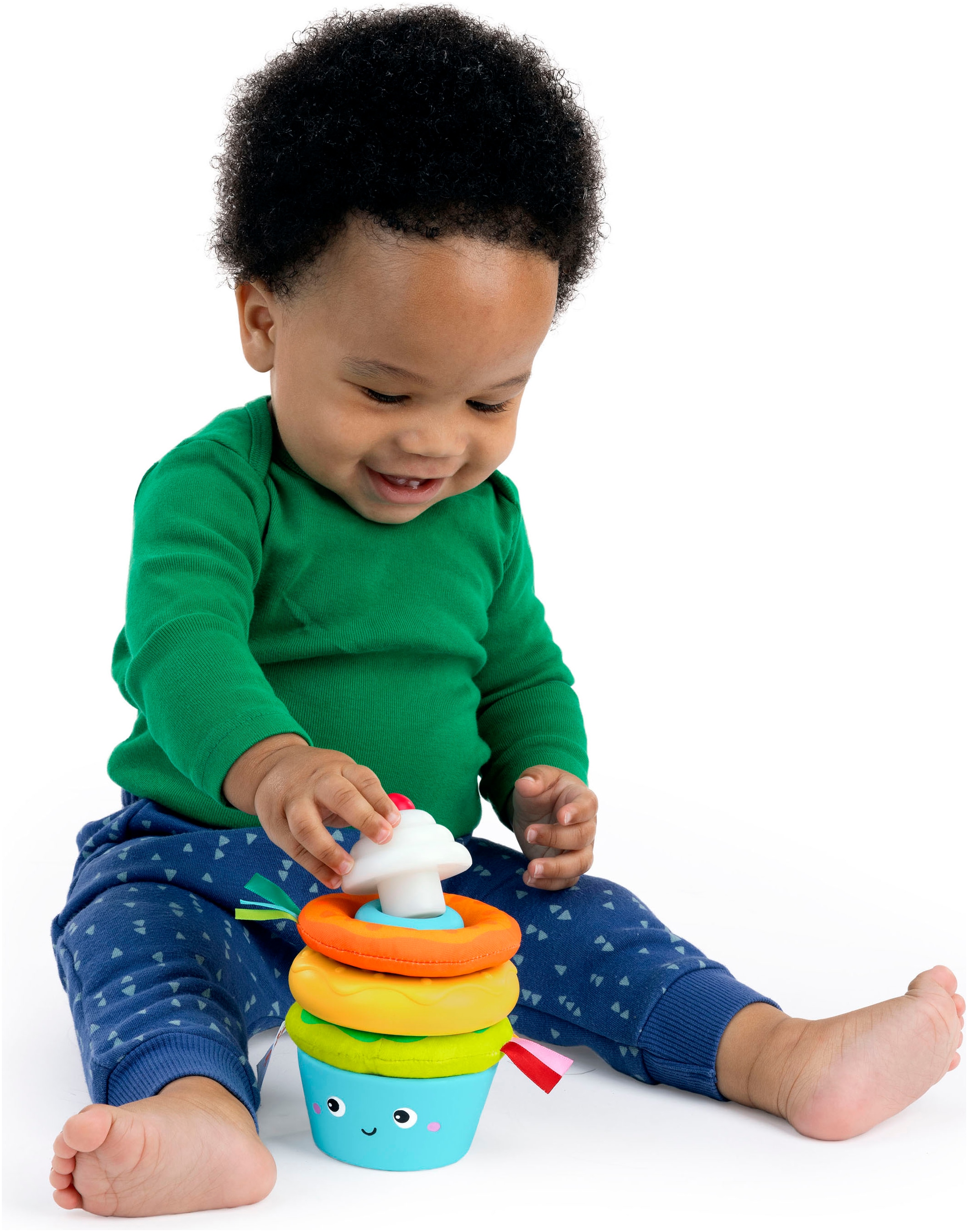 Bright Starts Stapelspielzeug »Cupcake Tower Stacking Toy with Teether«