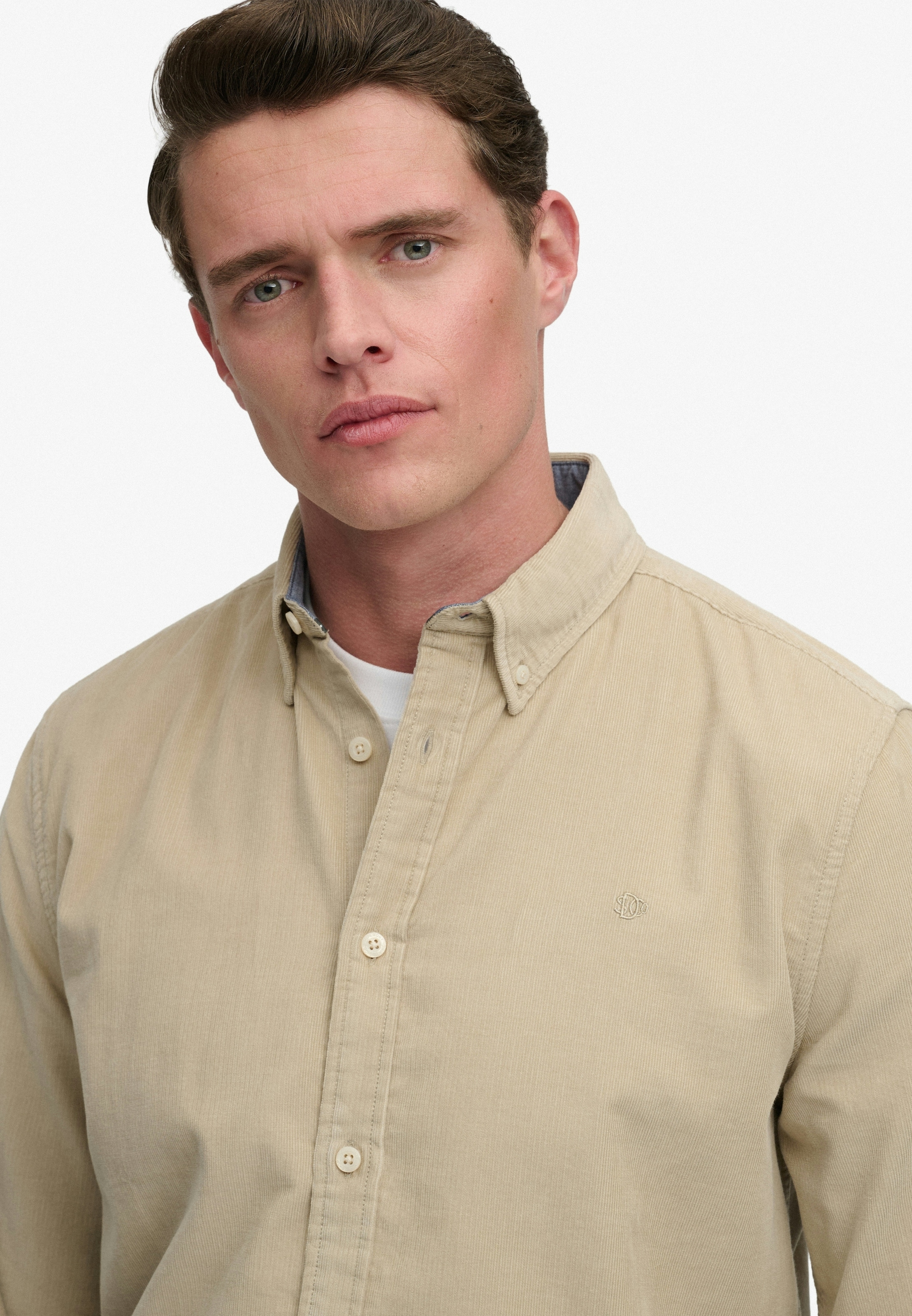 Superdry Langarmhemd »CLASSIC NEEDLE CORD SHIRT« Baumwolle, regular fit