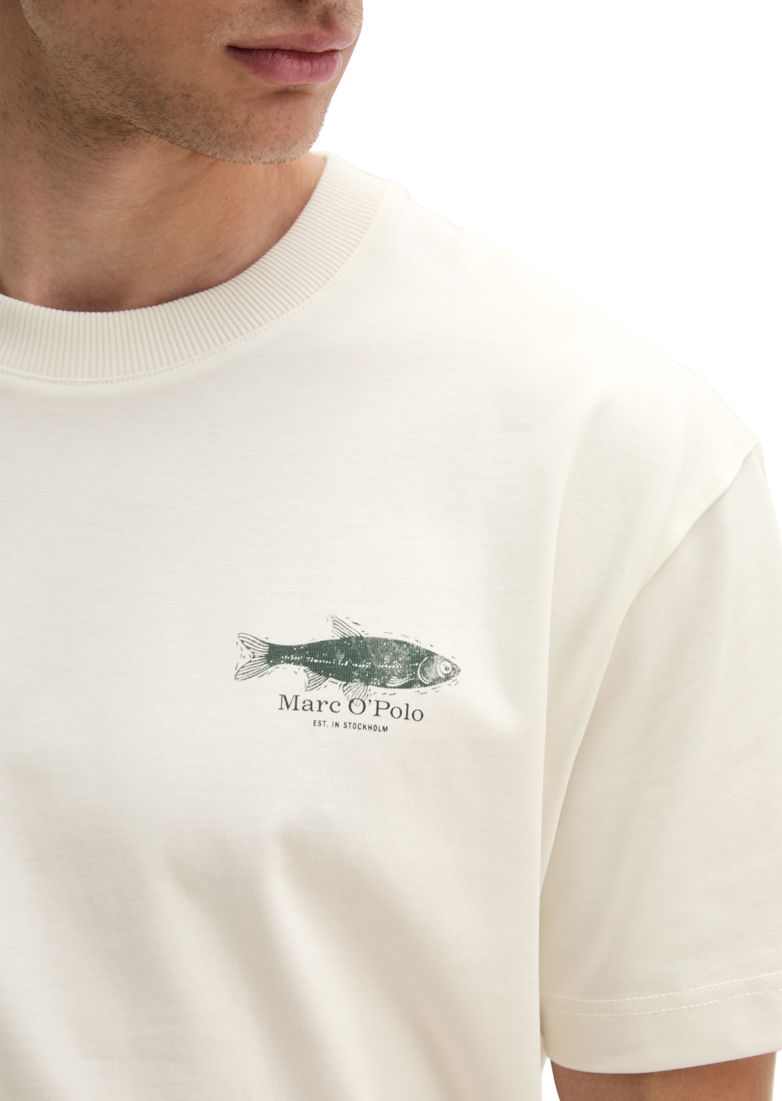 Marc O'Polo T-shirt loose avec imprimé dos seafood