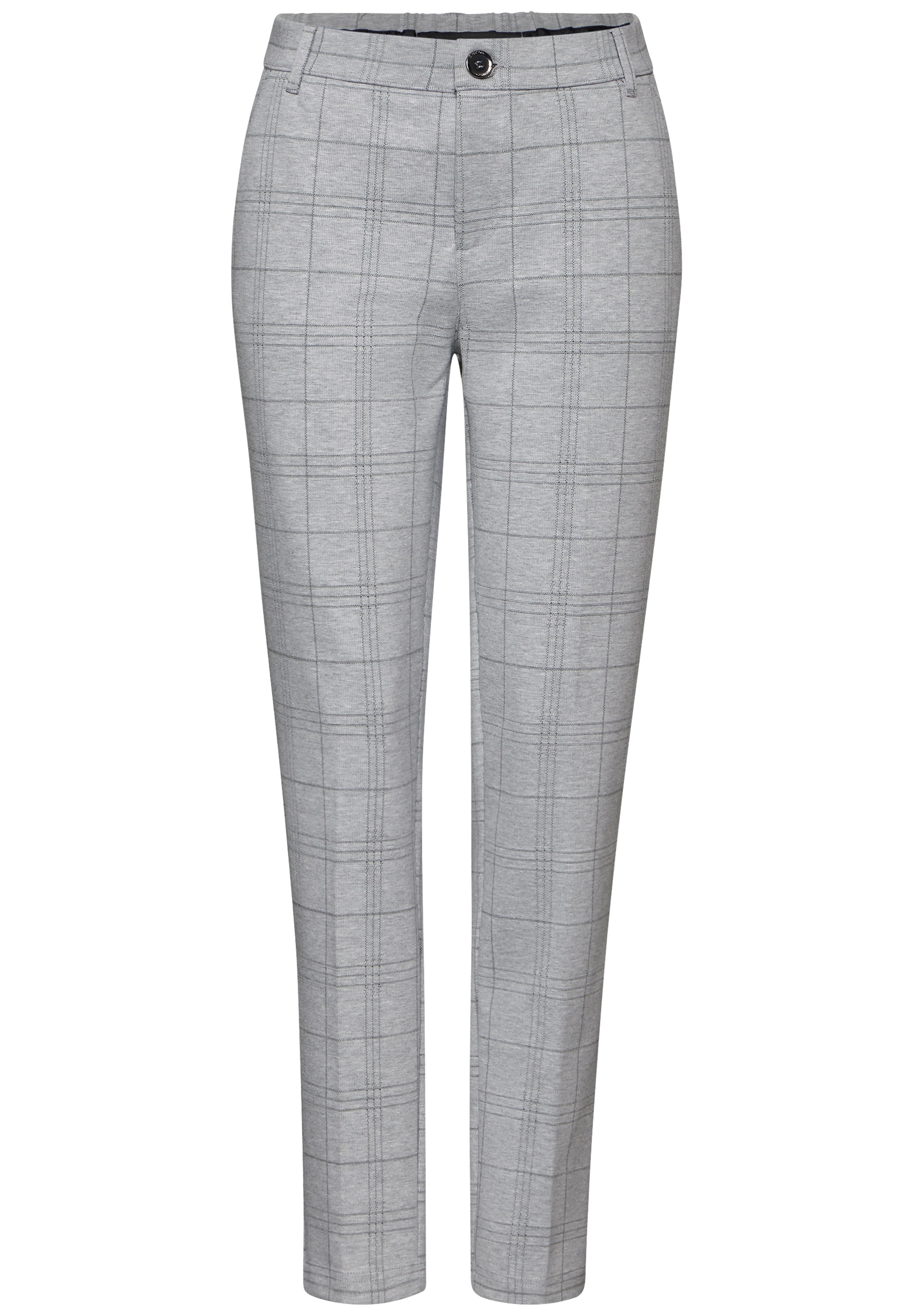 STREET ONE Chinos  mit Karo Muster