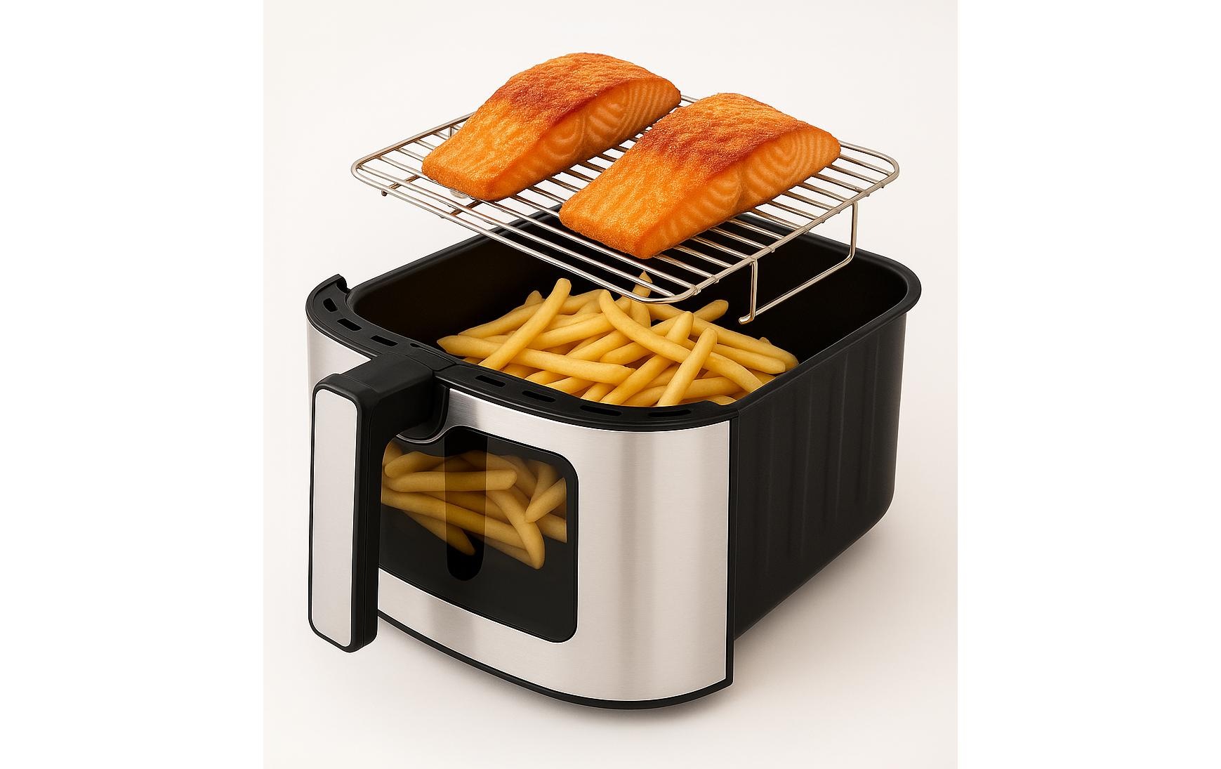 Gastroback Heissluftfritteuse »Heissluftfritteuse 42586_Multi-Heissluftfritteuse Duo Family 9 L« 2000 W