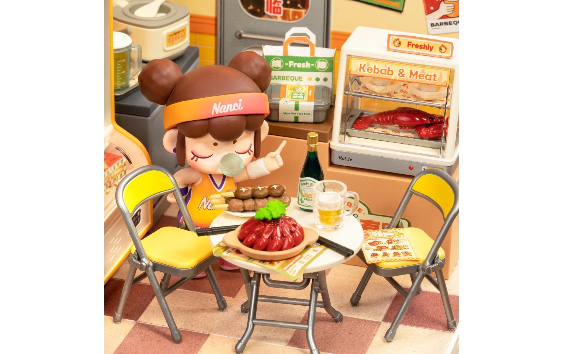   Modellbausatz »RoboTime Night Out Food Stall«