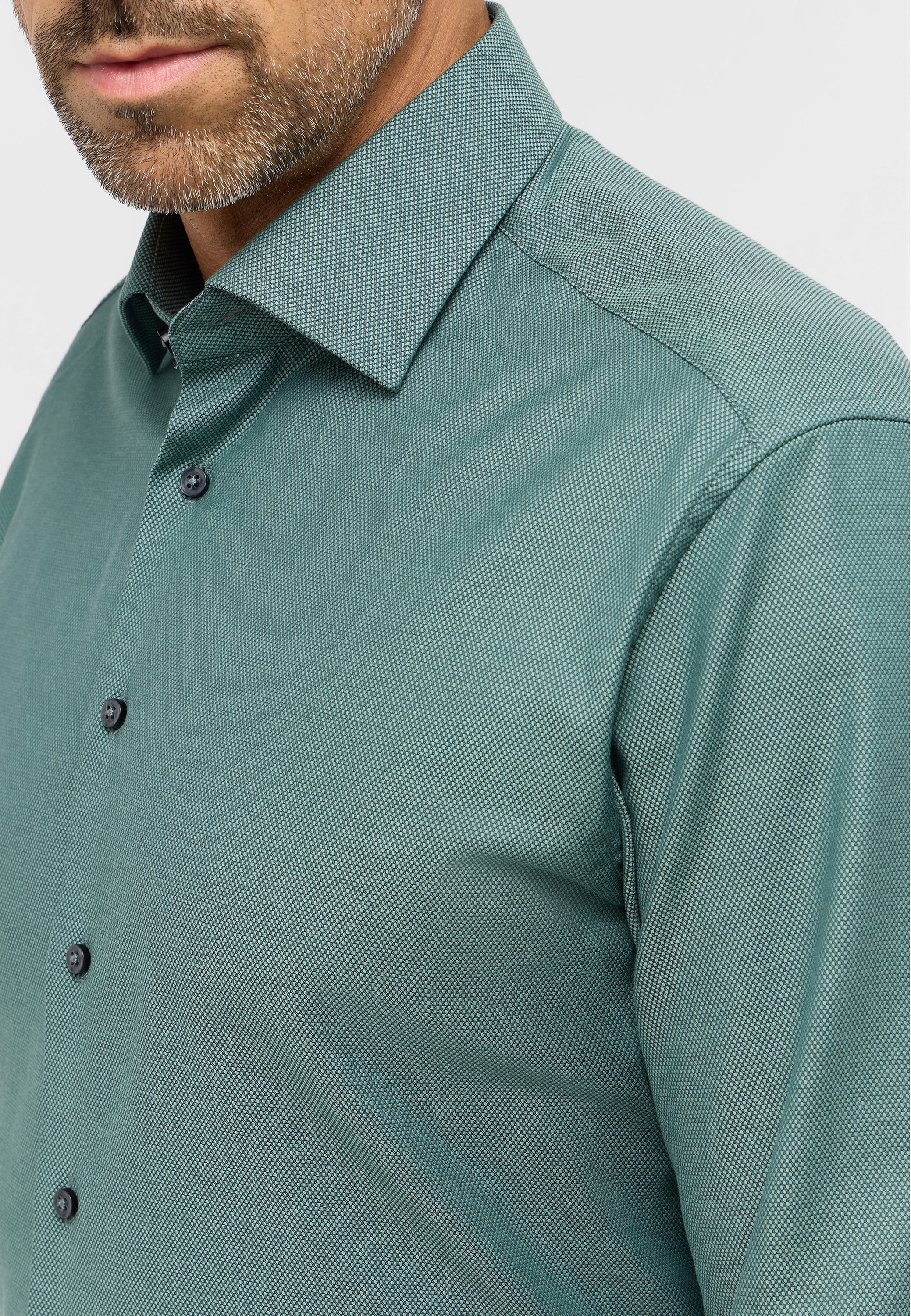 Eterna Langarmhemd »MODERN FIT« NON IRON (bügelfrei)