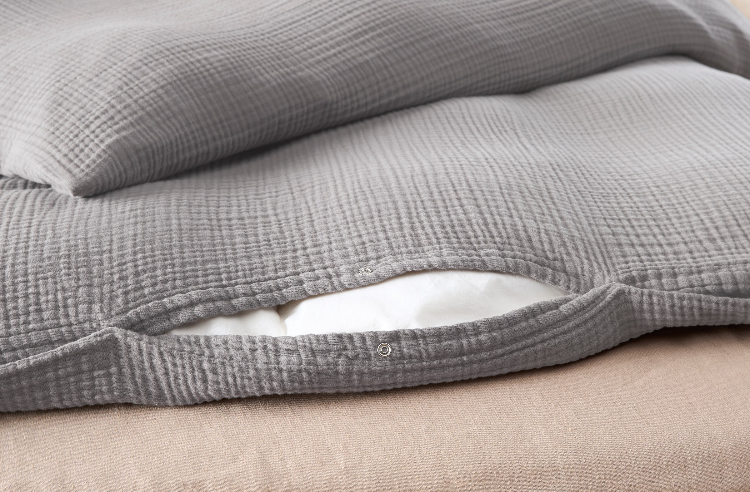 LeGer Home by Lena Gercke Linge de lit »Hevin« 2 linge de lit dès 135x200 cm, mousseline très douce, 100% coton