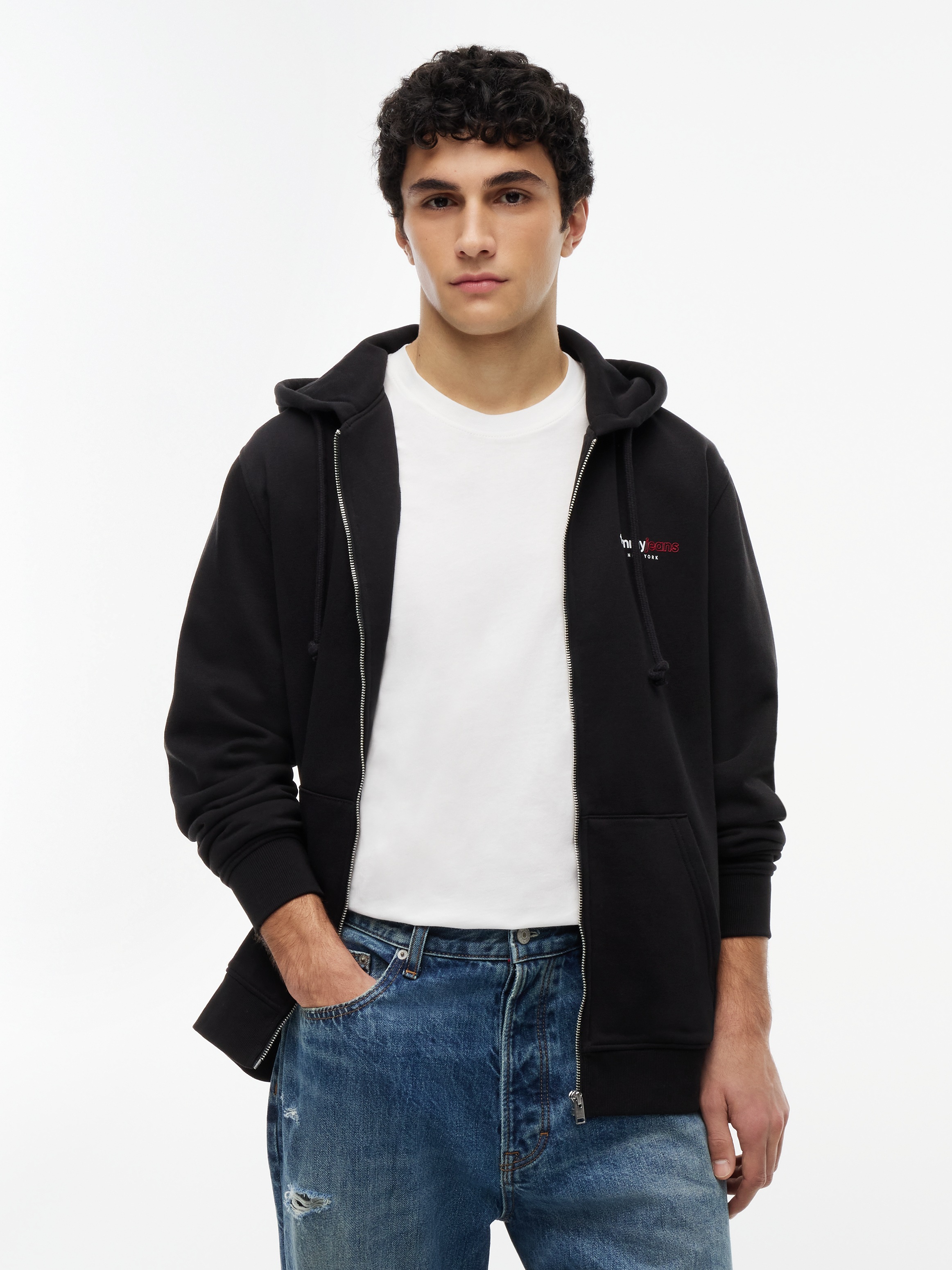 Tommy Jeans Kapuzensweatjacke »TJM REGULAR DNA BACKPRINT FULLZIP«
